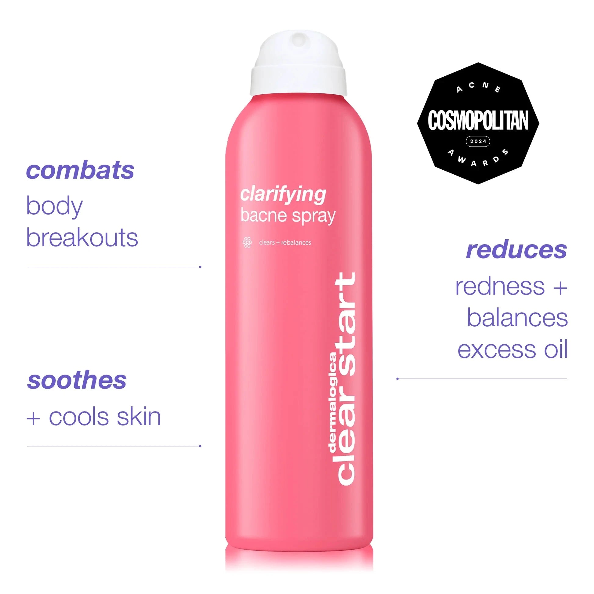 Clarifying Body Spray for Women & Men - Refreshing & Hydrating Mist for Post-Workout, Travel & Daily Use