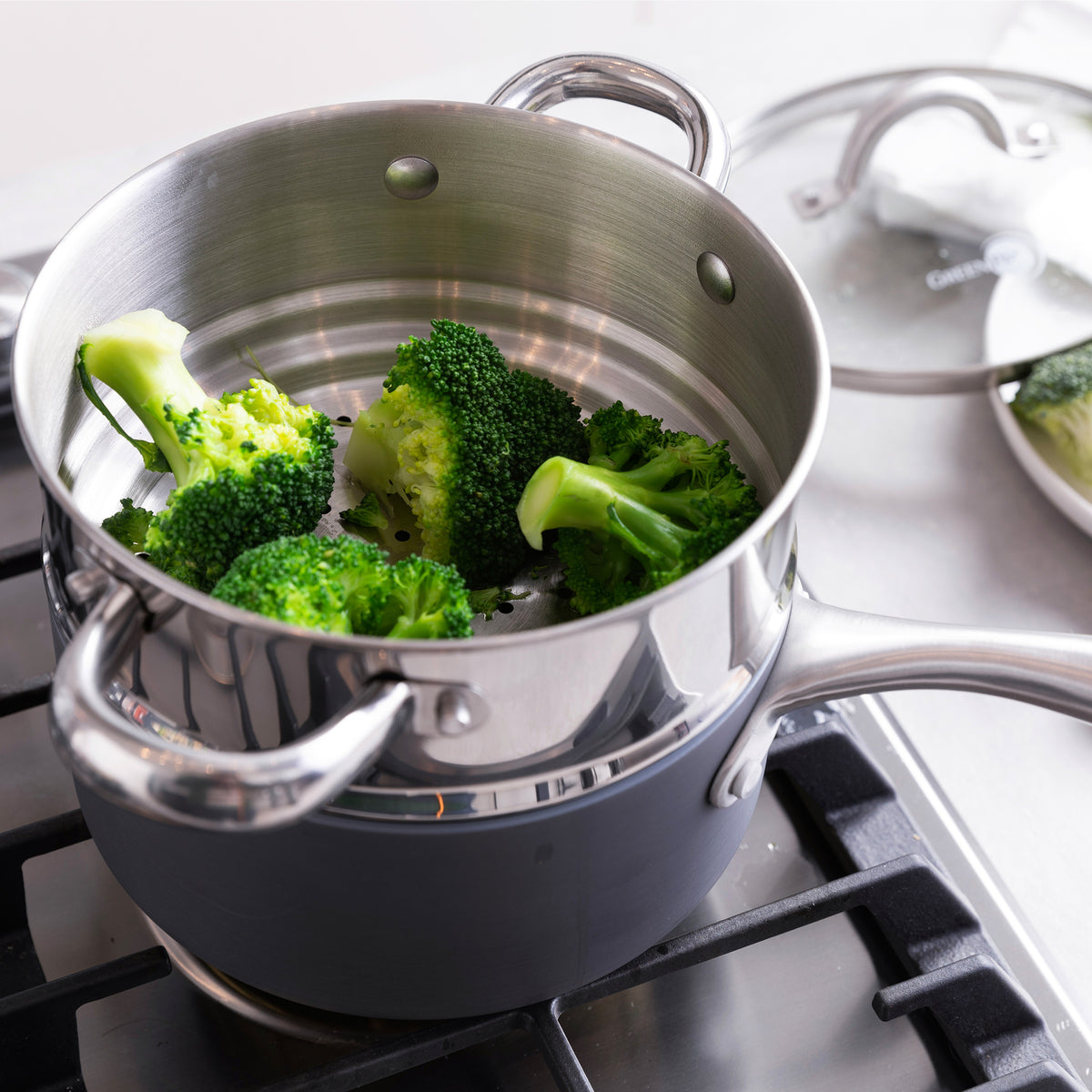 Lima Ceramic Nonstick 12-Piece Cookware Set - Healthy Non-Toxic Frying Pans & Pots for Induction, Gas, Electric Stoves - Perfect for Sauteing, Frying, Boiling & Everyday Cooking