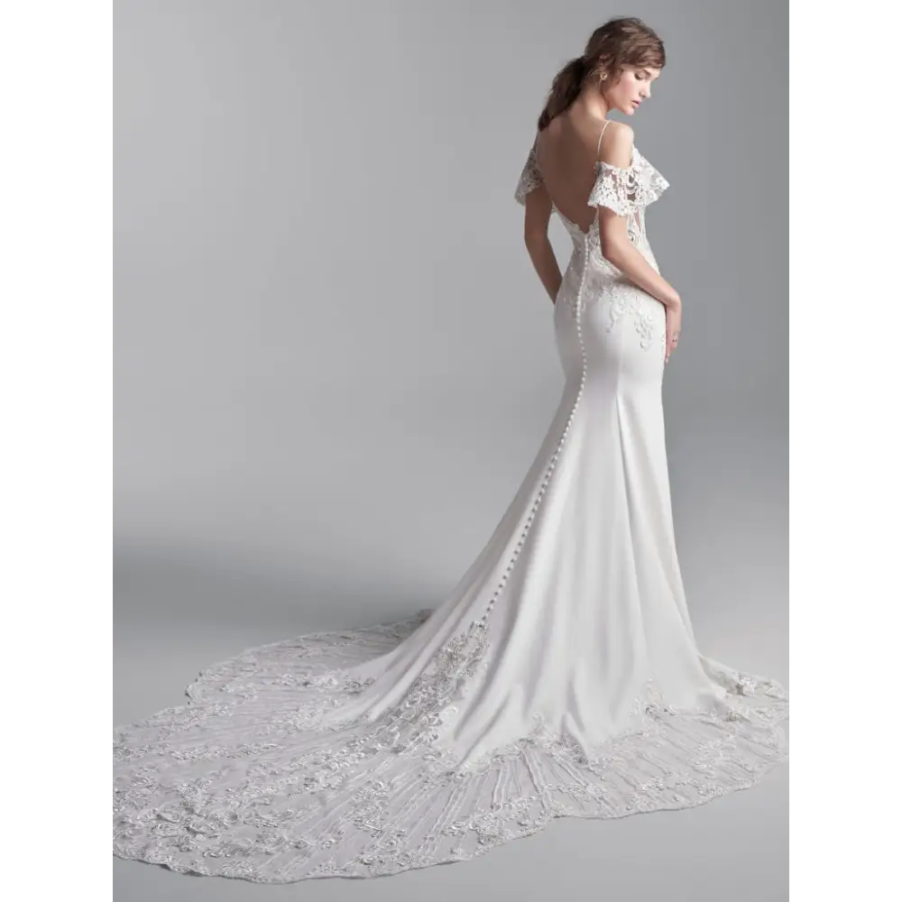 Bracken Detachable Sleeves by Sottero and Midgley - Elegant Wedding Dress Sleeves for Brides | Perfect for Church, Outdoor & Formal Weddings