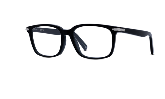 Christian Dior BlackSuito SI 1000 Black Square Men's Eyeglasses - Premium Designer Frames for Business & Formal Occasions