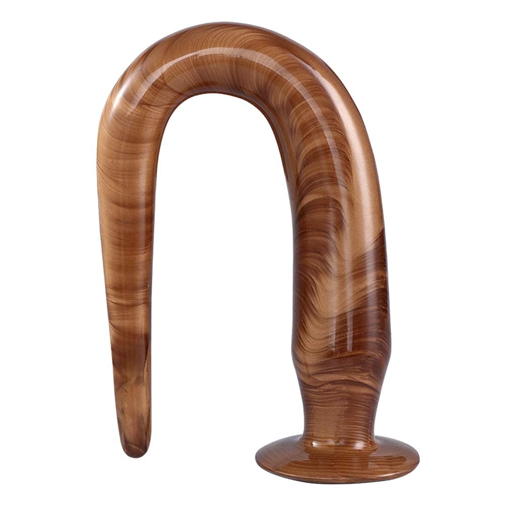 Gold Plated Anal Plug - Soft Silicone Butt Plug for Men & Women | Long Anal Dildo Sex Toy for Couples & Solo Play | Perfect for Beginners & Advanced Users | Enhance Intimacy & Pleasure in the Bedroom