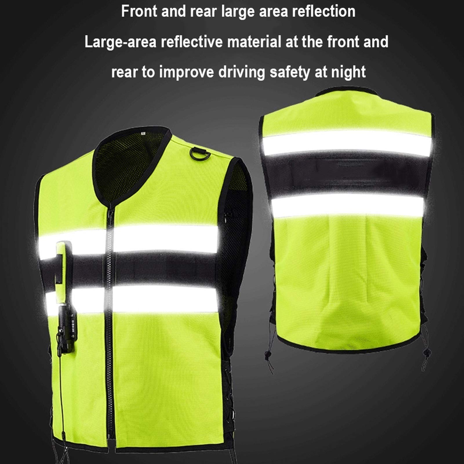 Motorcycle Airbag Vest - Adjustable Racing Safety Vest for Men & Women with Elbow & Waist Protection - Ideal for Motorcycling, Biking, Horse Riding & Skiing (Black, Small) - Perfect for Adventure Sports & Extreme Riding Safety Gear
