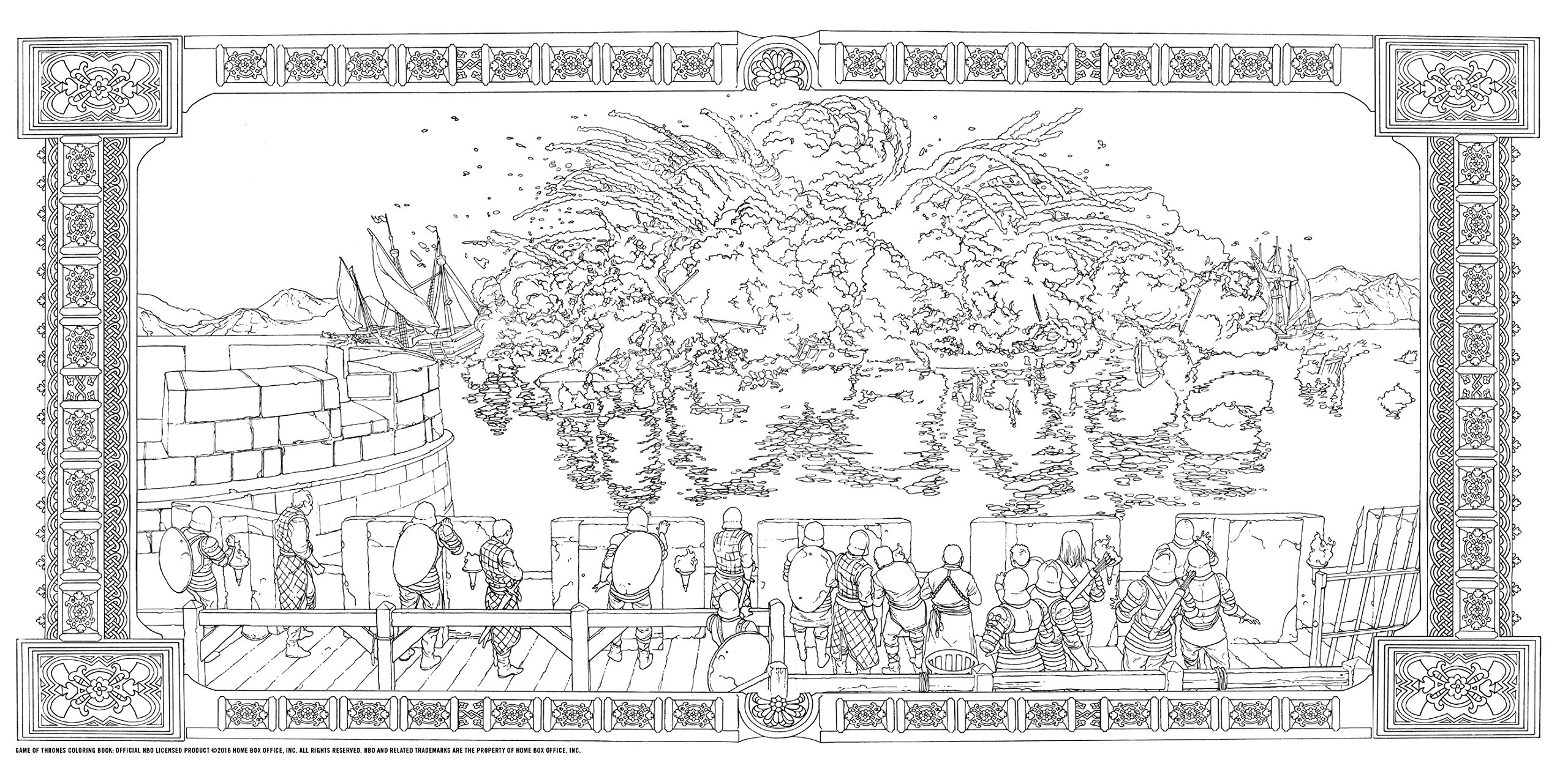 Game of Thrones Coloring Book - Official HBO Merchandise | GOT Gifts for Adults & Fans | Stress Relief & Creative Activity | Perfect for Parties, Collectors & Relaxation