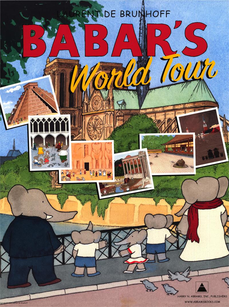 Babar's World Tour - Classic Children's Book for Bedtime Stories & Early Learning | Perfect for Kids' Reading Time, Travel Entertainment & Educational Gifts