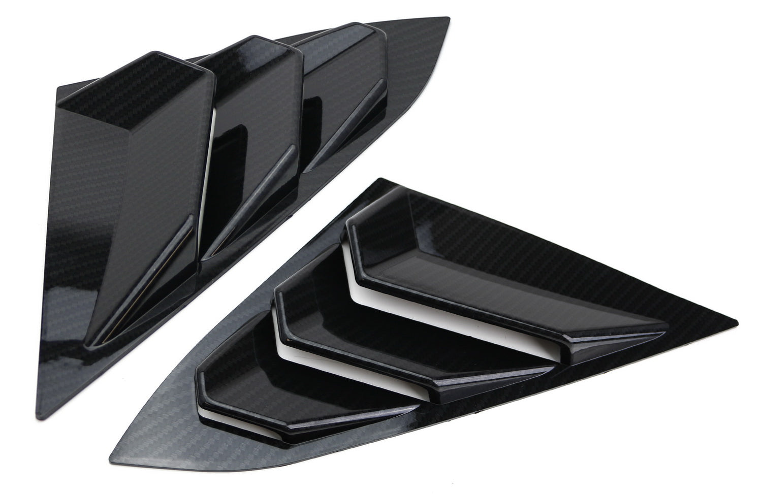 Carbon Fiber Rear Side Window Scoop Air Vent for 2016-2021 Honda Civic Sedan - High Performance Cooling & Style Upgrade for Street Racing & Car Enthusiasts
