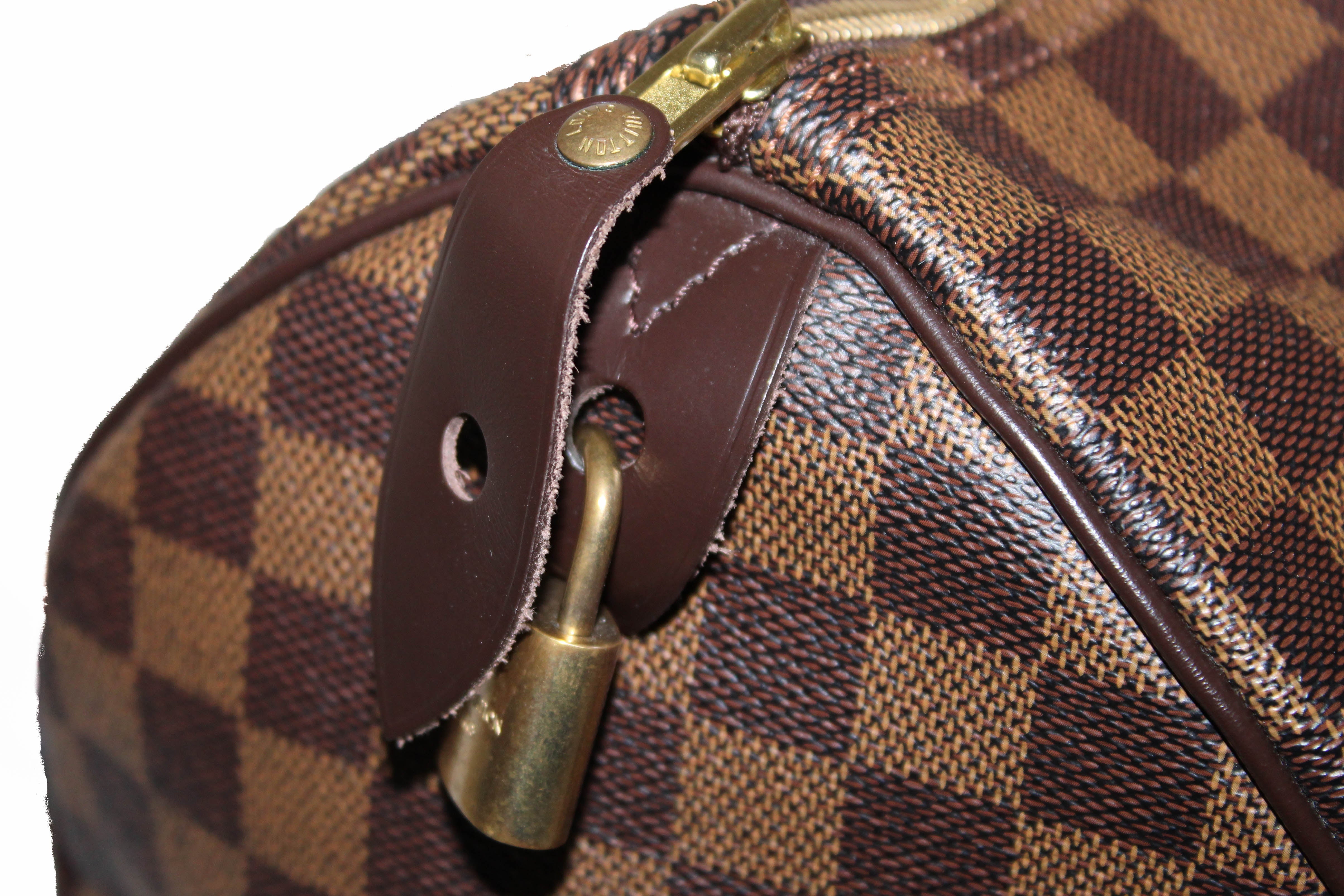 Authentic Louis Vuitton Damier Ebene Speedy 35 Handbag for Women | Luxury Designer Tote Bag | Perfect for Work, Travel & Everyday Use