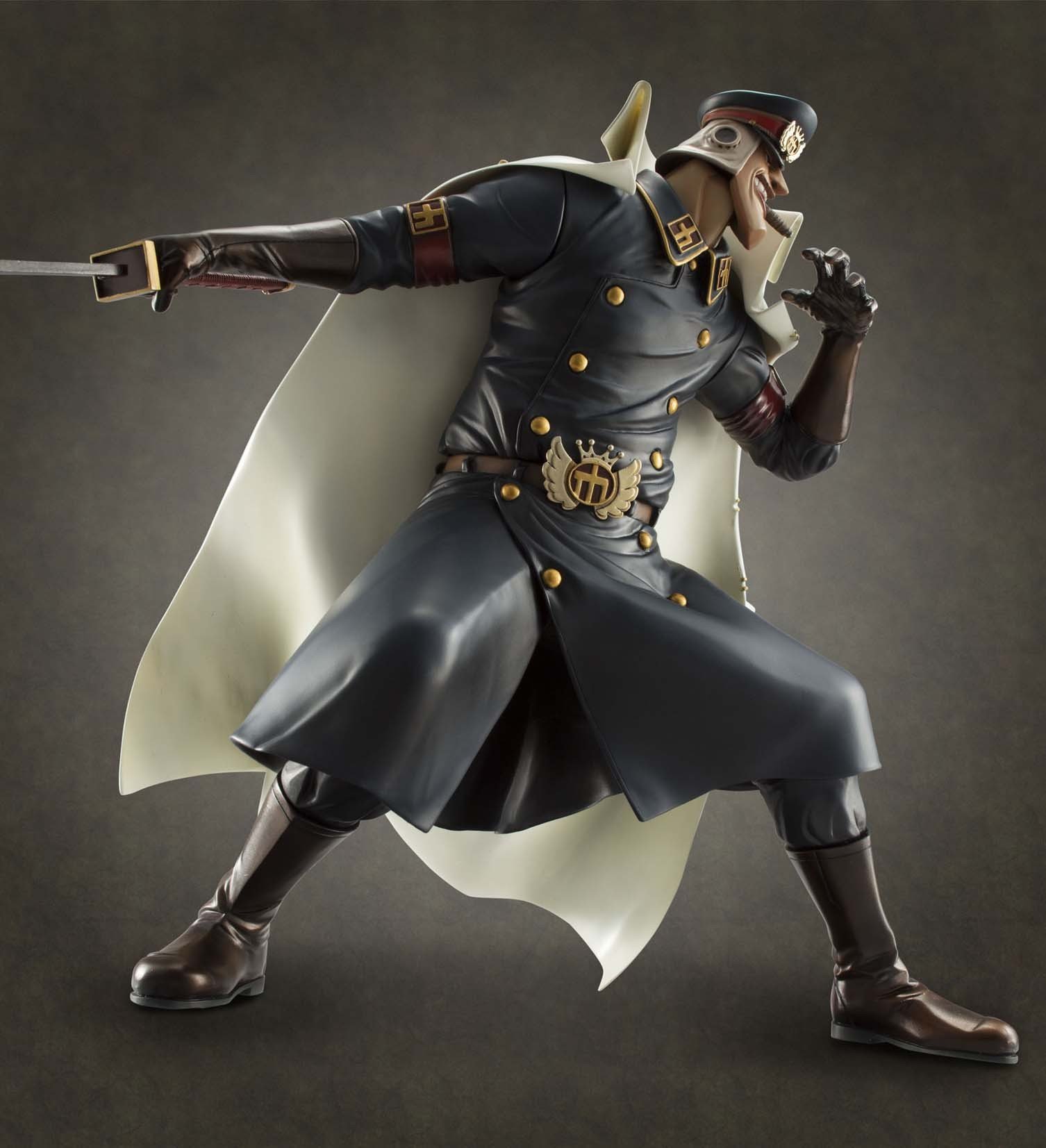 Megahouse One Piece Portrait of Pirates Shiryu PVC Action Figure - Collectible Anime Model for Display & Gifts | Perfect for Anime Fans, Home Decor, and Office Display