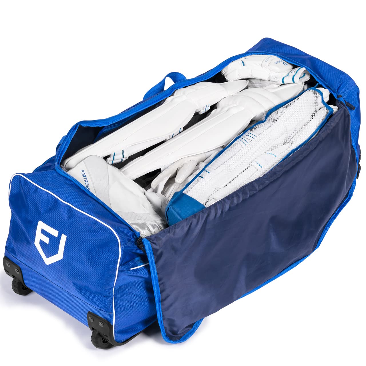 FORTRESS Original Wheelie Cricket Bag with Heavy Duty Wheels - Maximum Strength & Durability for Cricket Equipment Storage & Travel | Perfect for Matches, Practice & Sports Gear Transport