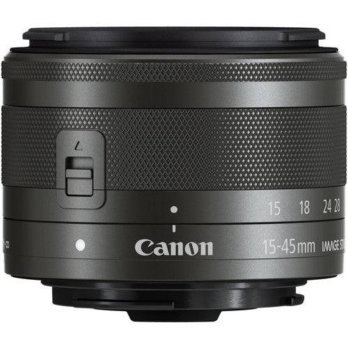Canon EF-M 15-45mm f/3.5-6.3 IS STM Lens - Compact & Lightweight APS-C Zoom Lens for Canon Mirrorless Cameras - Perfect for Travel, Vlogging & Everyday Photography