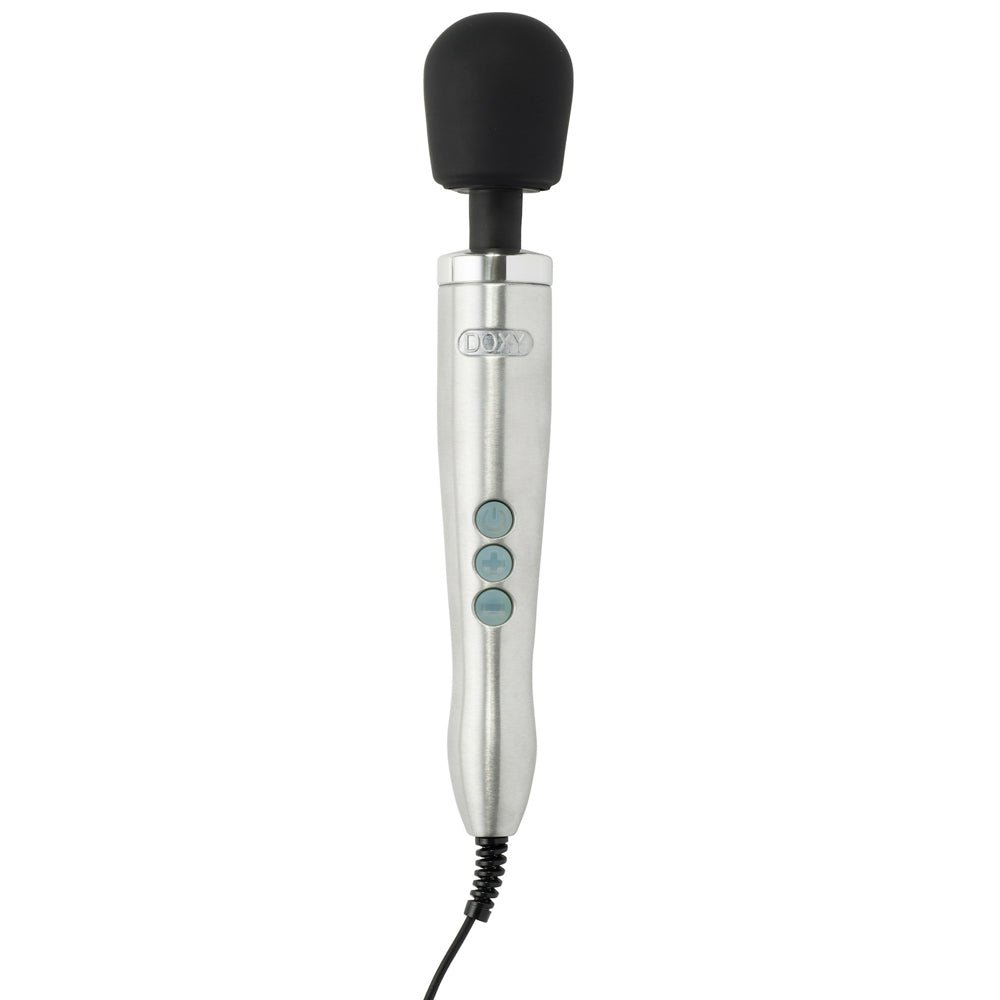 Premium Doxy Die Cast Solid Metal Plug-In Vibrating Wand Massager - Powerful Personal Massage for Relaxation & Intimate Pleasure - Perfect for Home Spa & Couples Time