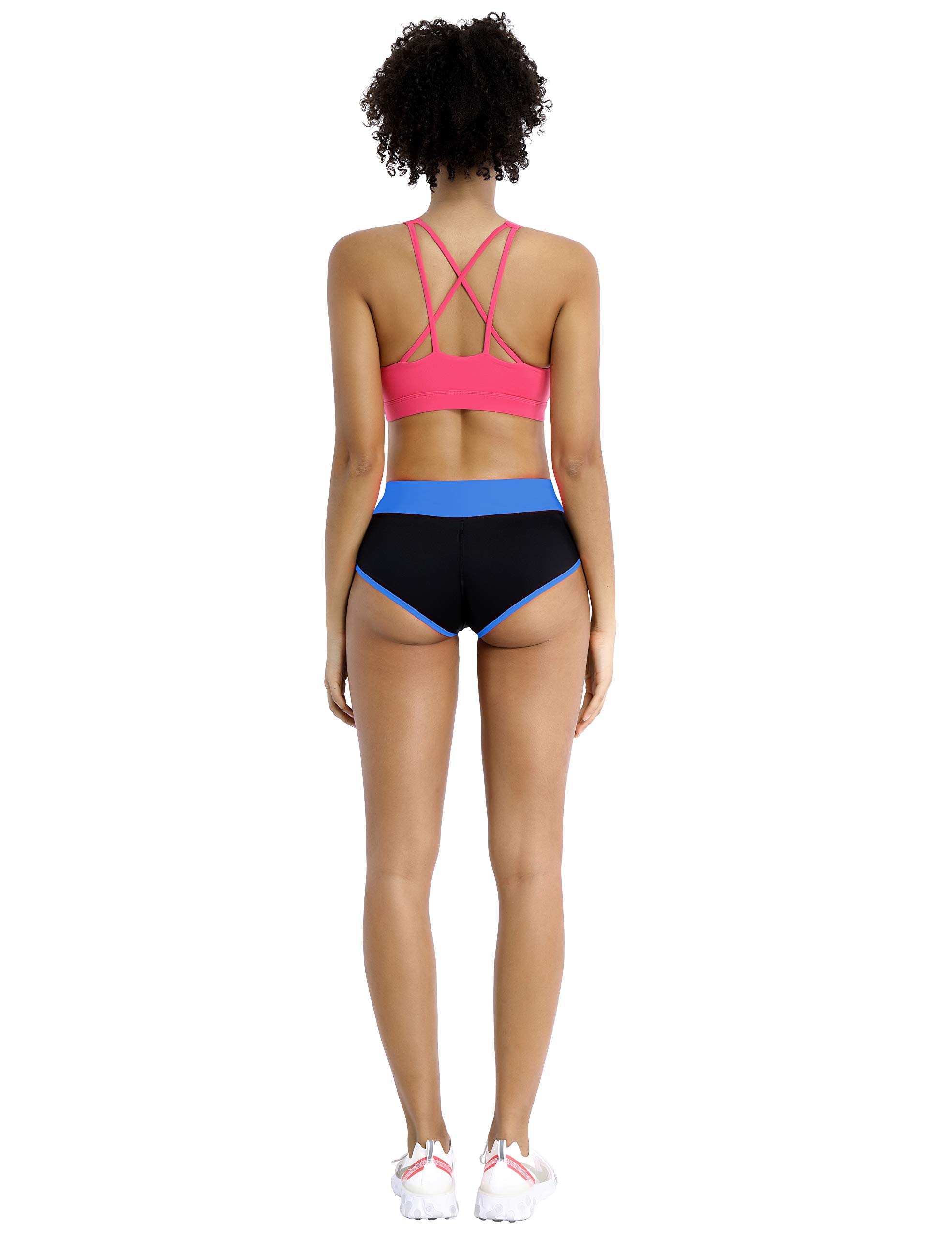BUBBLELIME Women's Sexy High Waisted Yoga Shorts - XS to XXL, Booty Lifting Workout Running Shorts with Tummy Control, Moisture Wicking & UPF 30+ for Gym, Fitness, Yoga & Active Lifestyle