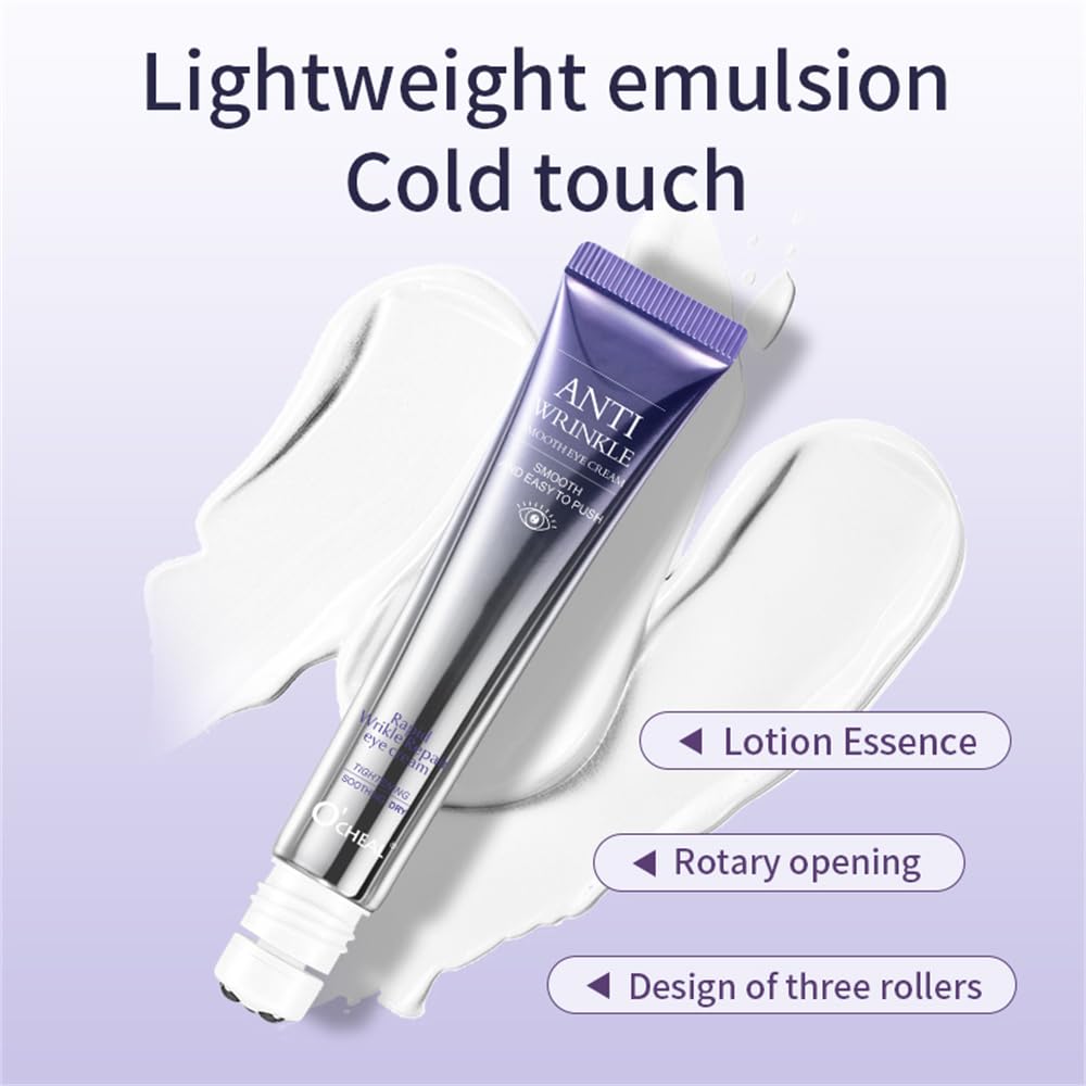 Best Eye Cream for Dark Circles & Wrinkles - Anti-Aging Under Eye Treatment with Hyaluronic Acid - Reduces Puffiness, Fine Lines & Bags - Perfect for Daily Skincare Routine & Nighttime Use