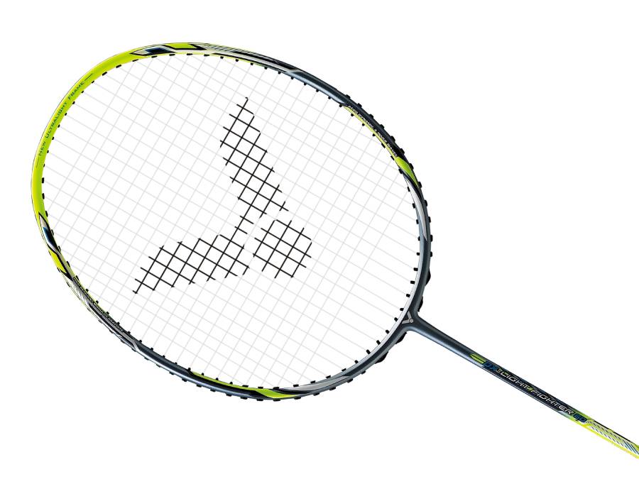 Victor DriveX Lightfighter 60 Badminton Racket (Factory Strung) - Professional Grade for Competitive Play & Training