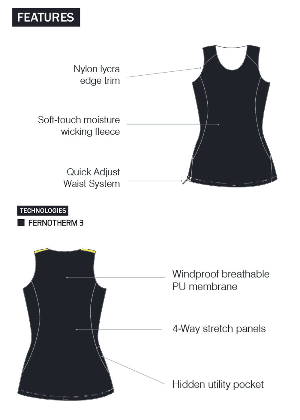 Enth Degree Men's Meridian Thermal Vest - Lightweight Heated Vest for Outdoor Activities, Hiking & Winter Sports