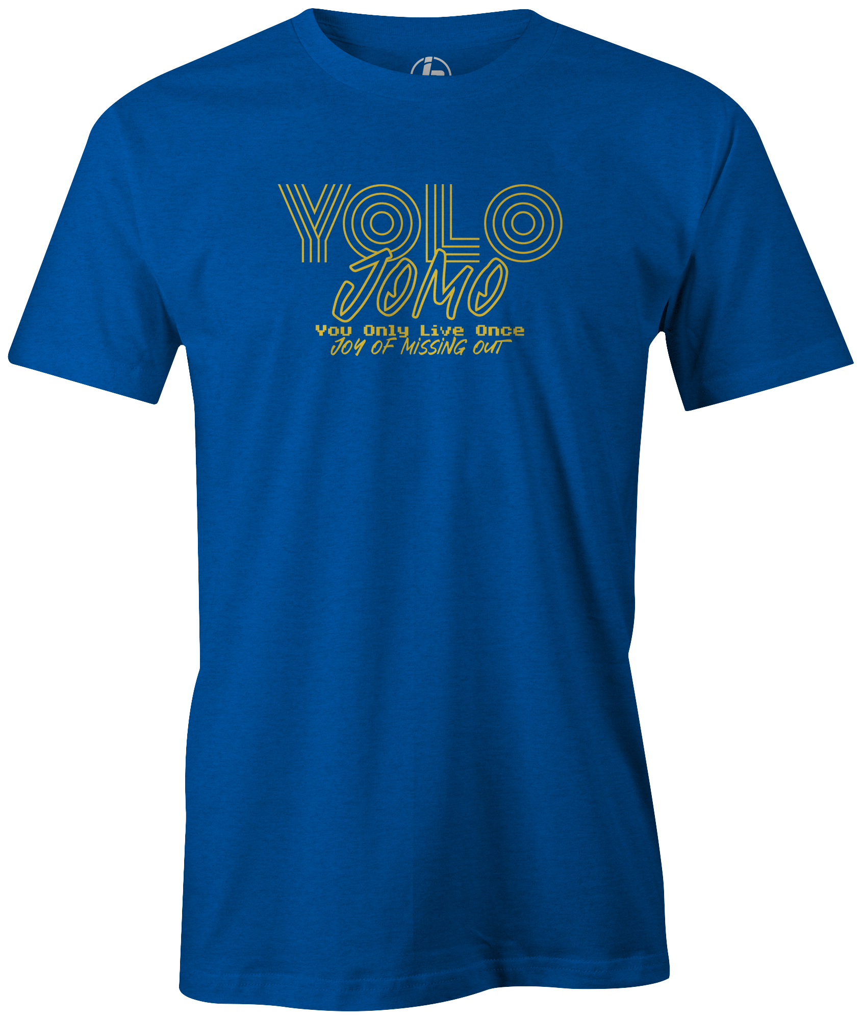Swag Yolo Jomo Bowling Ball Logo T-Shirt - Funny Bowler Graphic Tee for Men & Women - Perfect for Bowling Parties, League Games & Casual Wear