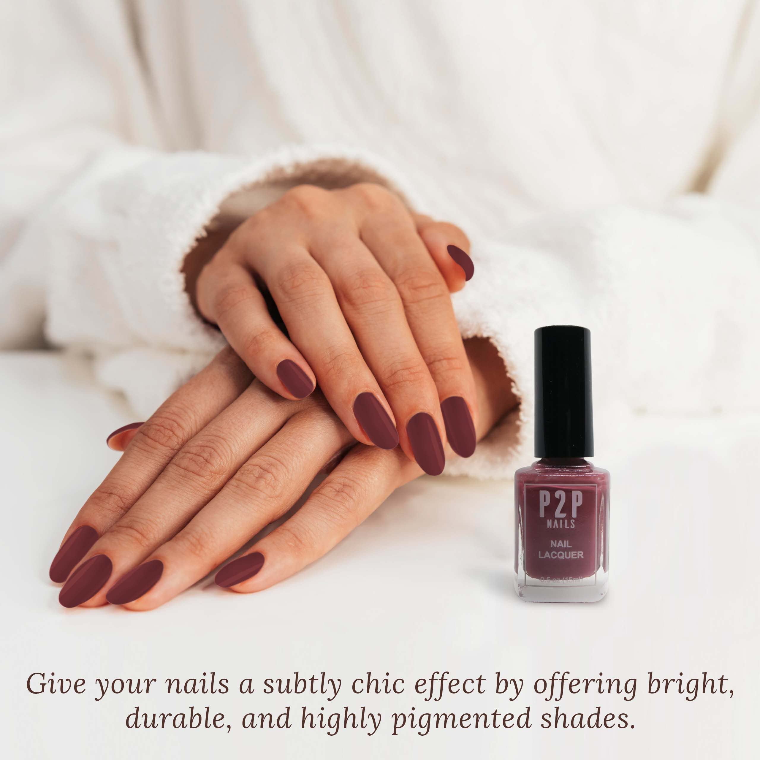 Long-Lasting Pink Nail Polish - Quick Dry Non-Chip Gel Nail Lacquer - Salon Quality Rosewood Nail Polish for All Seasons - Perfect for Manicures, Pedicures & Special Occasions