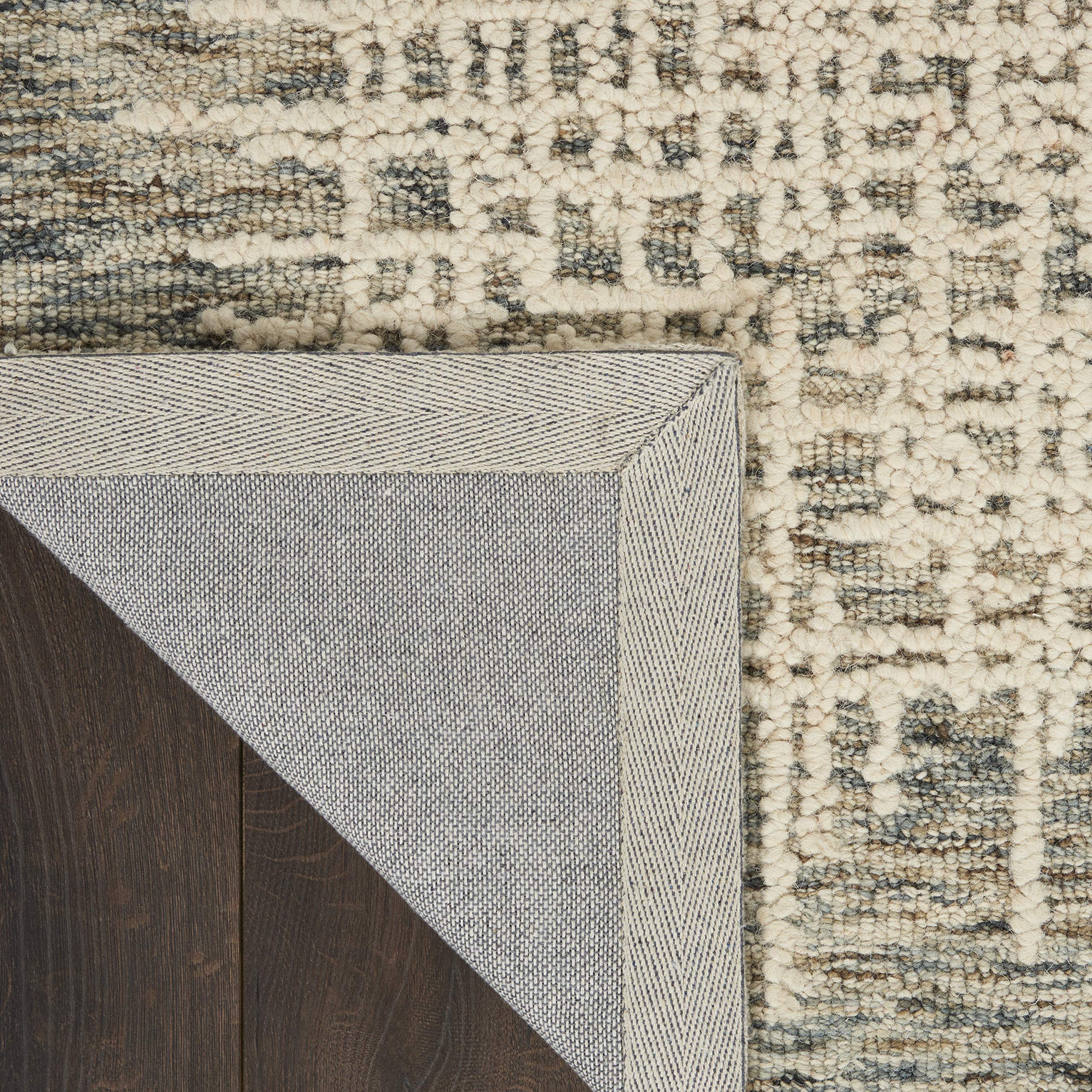 Nourison Vail Rustic Ivory/Multi 7'9