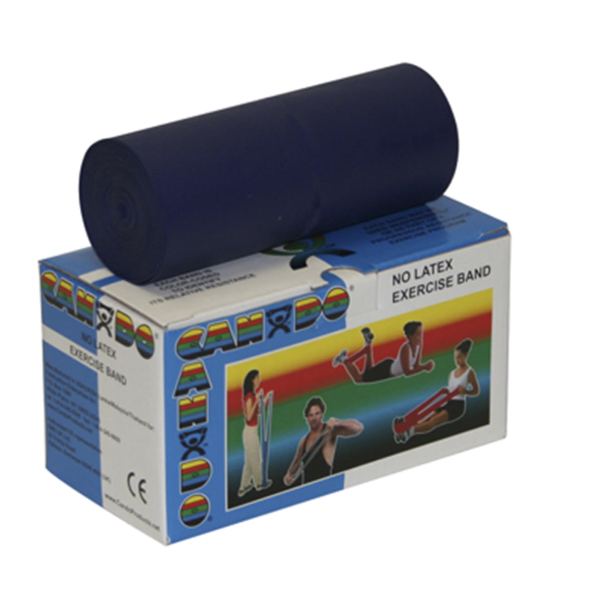 Cando® Latex-Free Resistance Bands - Heavy Duty Exercise Bands for Strength Training, Physical Therapy, and Home Workouts