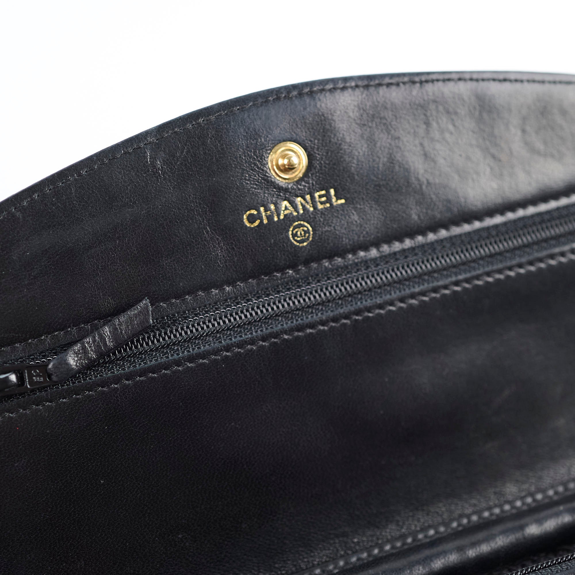 Chanel CC Logo Wallet On Chain WOC Black Crossbody Bag for Women | Luxury Designer Handbag for Evening Parties & Daily Use