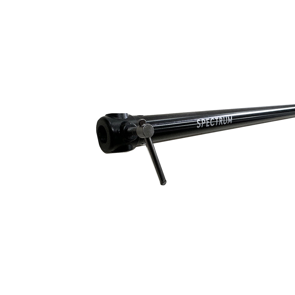 Telescopic Crossbar Extension Pole (120-300cm) - Adjustable Backdrop Rod for Photography, Videos & Events - Heavy Duty Black Metal Support for Backdrops, Curtains & Decorations