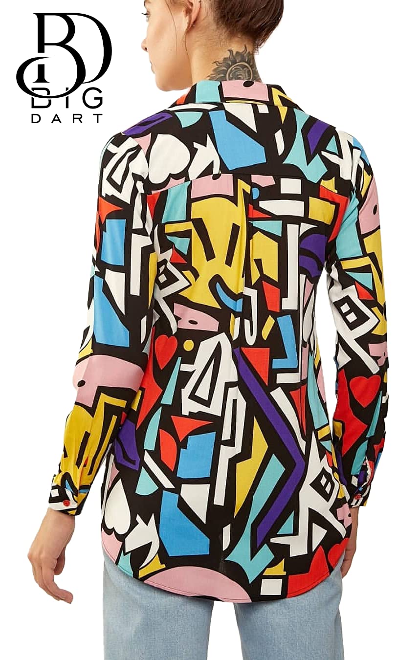 Stylish Women's Long Sleeve Button Down Blouses - Fashionable Dressy & Casual Tops for Work, Office, and Everyday Wear
