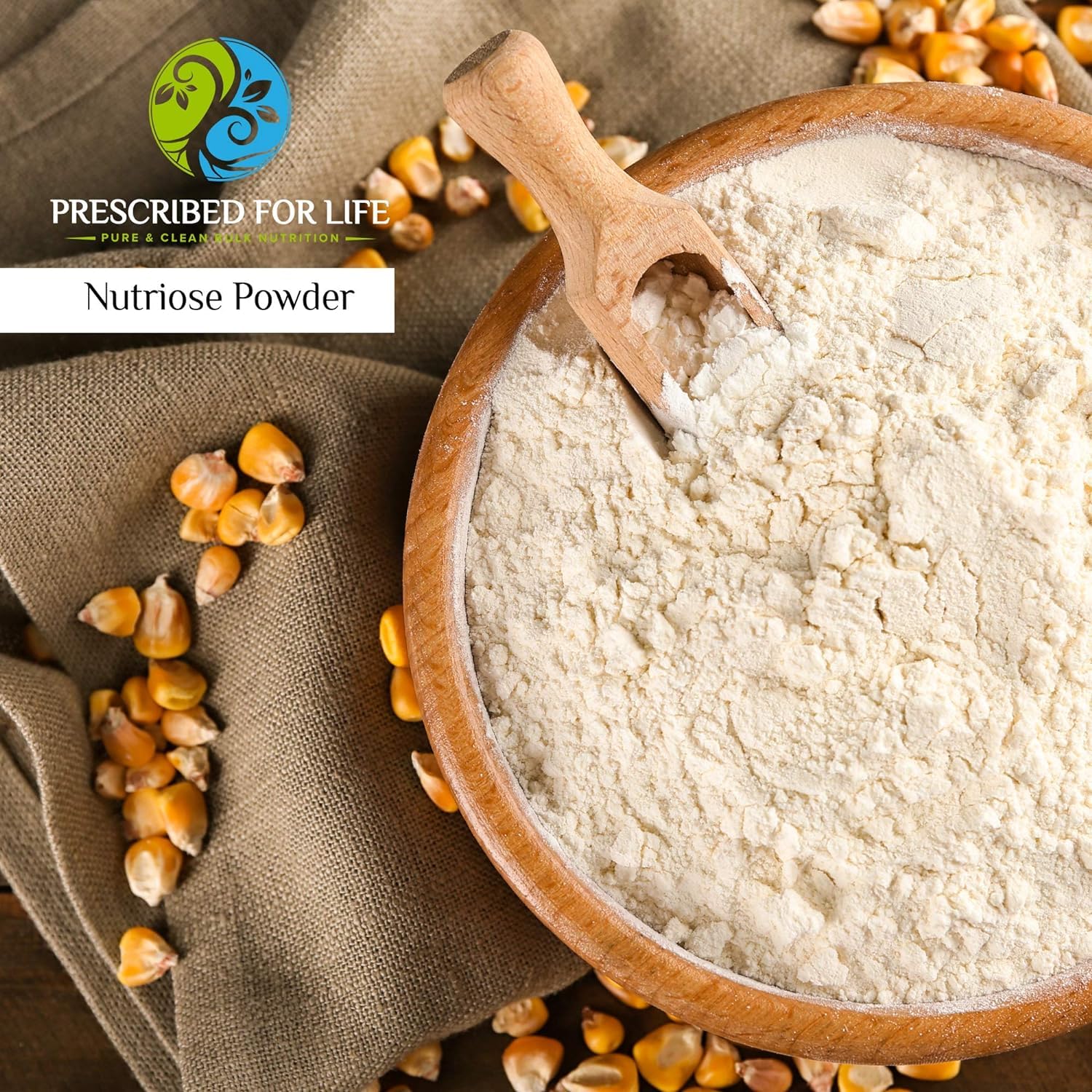 Prescribed For Life Nutriose Powder - Natural Soluble Corn Fiber Supplement for Adults | Prebiotic, Gluten Free, Vegan & Non-GMO (5kg/11lb) - Supports Digestive Health & Gut Wellness