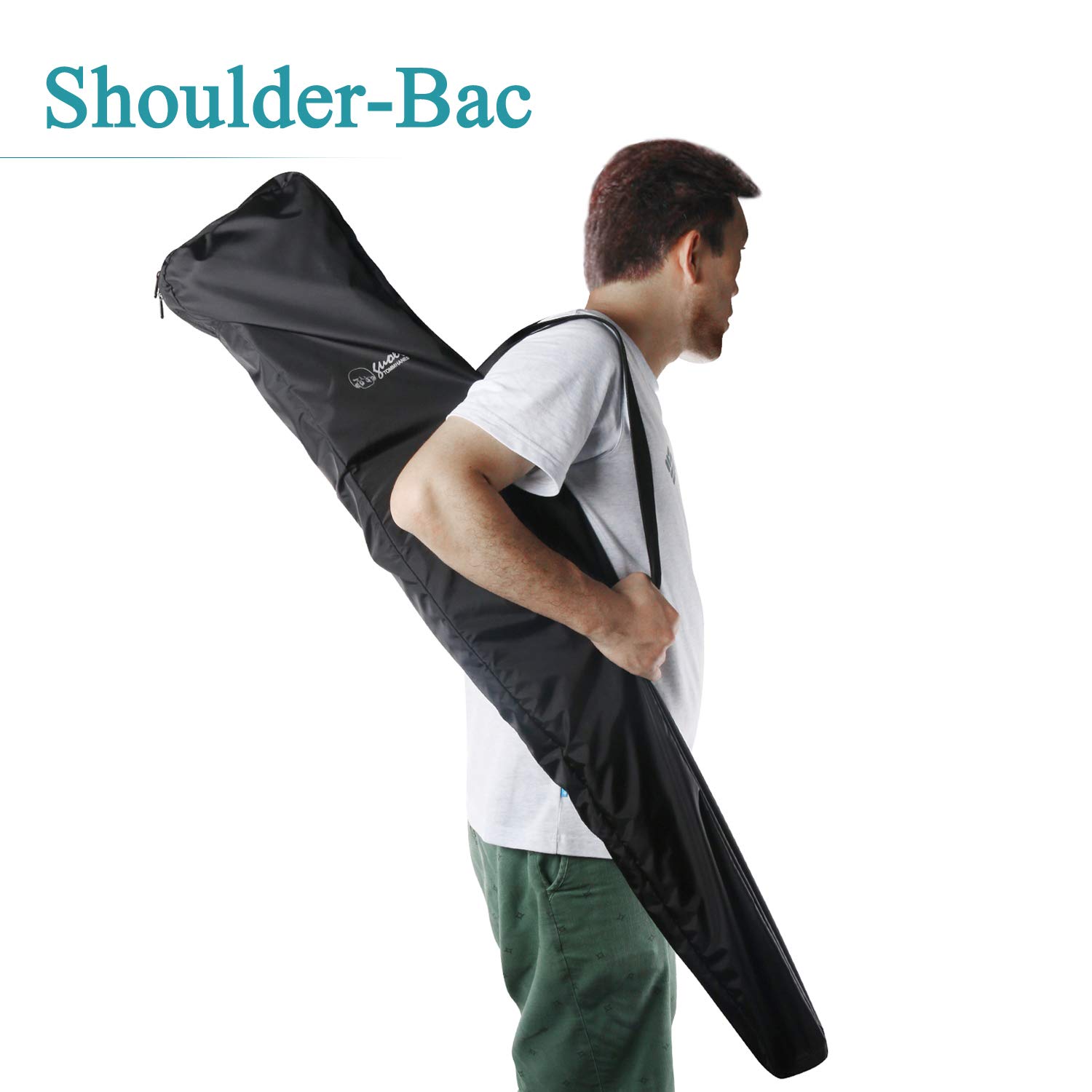 Best Nylon Crutch Bag for Travel - One Size Fits All, Durable & Lightweight Black Crutch Accessory - Perfect for Airports, Hiking, and Daily Mobility Use
