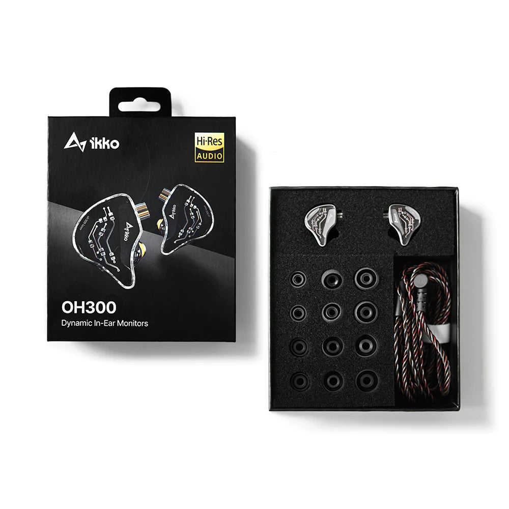 IKKO Lumina OH300 High-Fidelity Dynamic In-Ear Monitors - Premium Sound for Audiophiles, Musicians & Gamers - Perfect for Studio Recording, Live Performances & Gaming