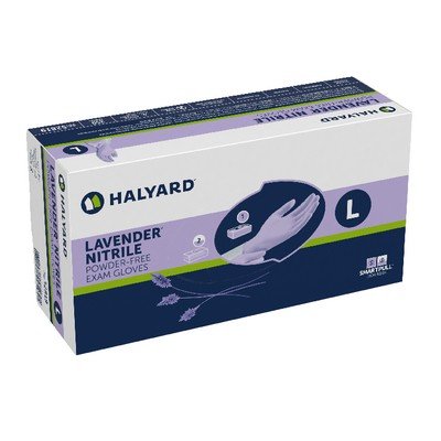 Halyard Health 52819 Nitrile Exam Gloves - Non-Sterile, Large Size (9.5