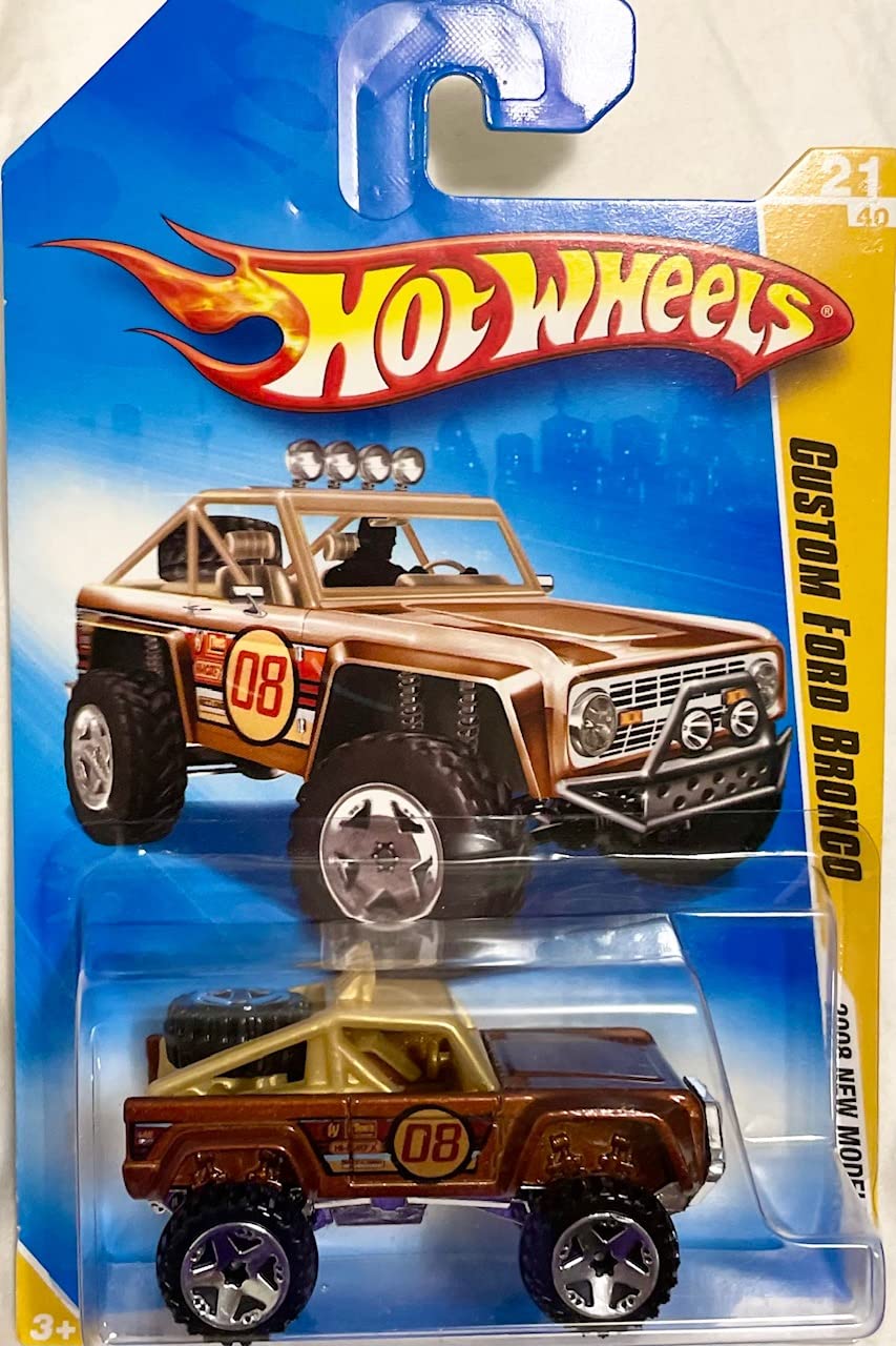 Hot Wheels 2008 Ford Bronco 1:64 Scale Die-Cast Car - 21/40 Limited Edition Collectible Toy for Kids & Adults - Perfect for Display, Racing & Gift Giving