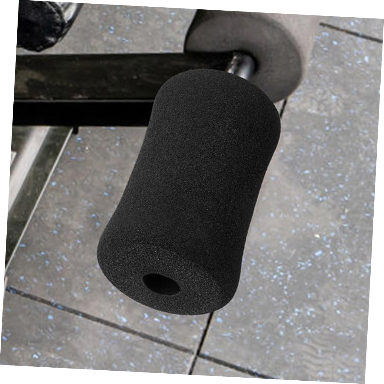 GAROZATION Ab Roller Board with Foam Roller - Exercise Foam Tube for Sit-Ups, Core Workouts, and Foot Massage - Gym Training Accessory for Home & Professional Use