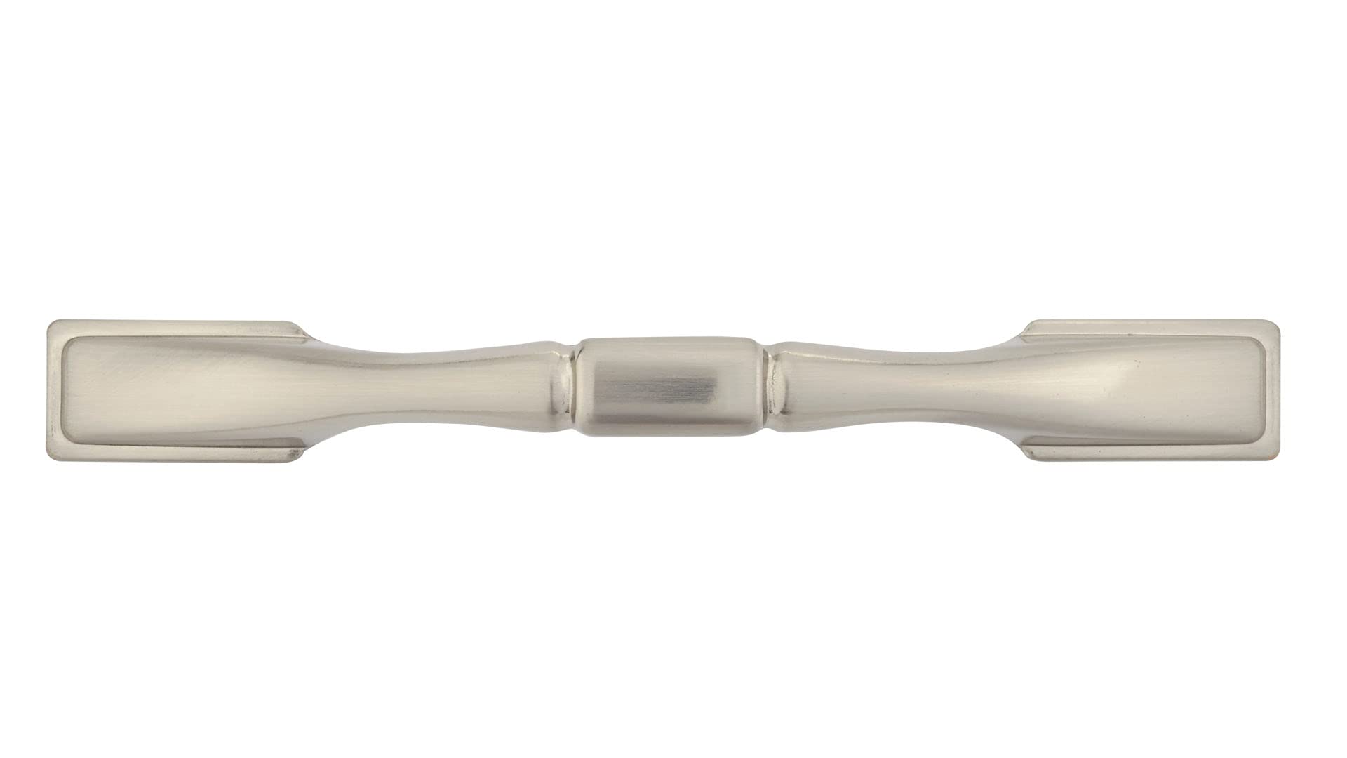 Sutton Collection 3-inch (76mm) Brushed Nickel Cabinet Drawer Pull Handle - Traditional Design for Kitchen, Bathroom & Furniture - Perfect for Cabinets, Dressers, and Storage Units