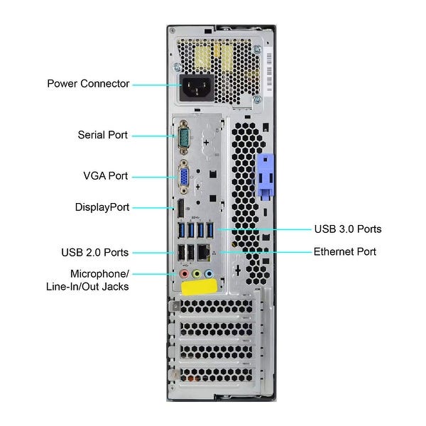 Lenovo ThinkCentre M93P SFF Desktop & ThinkVision 22