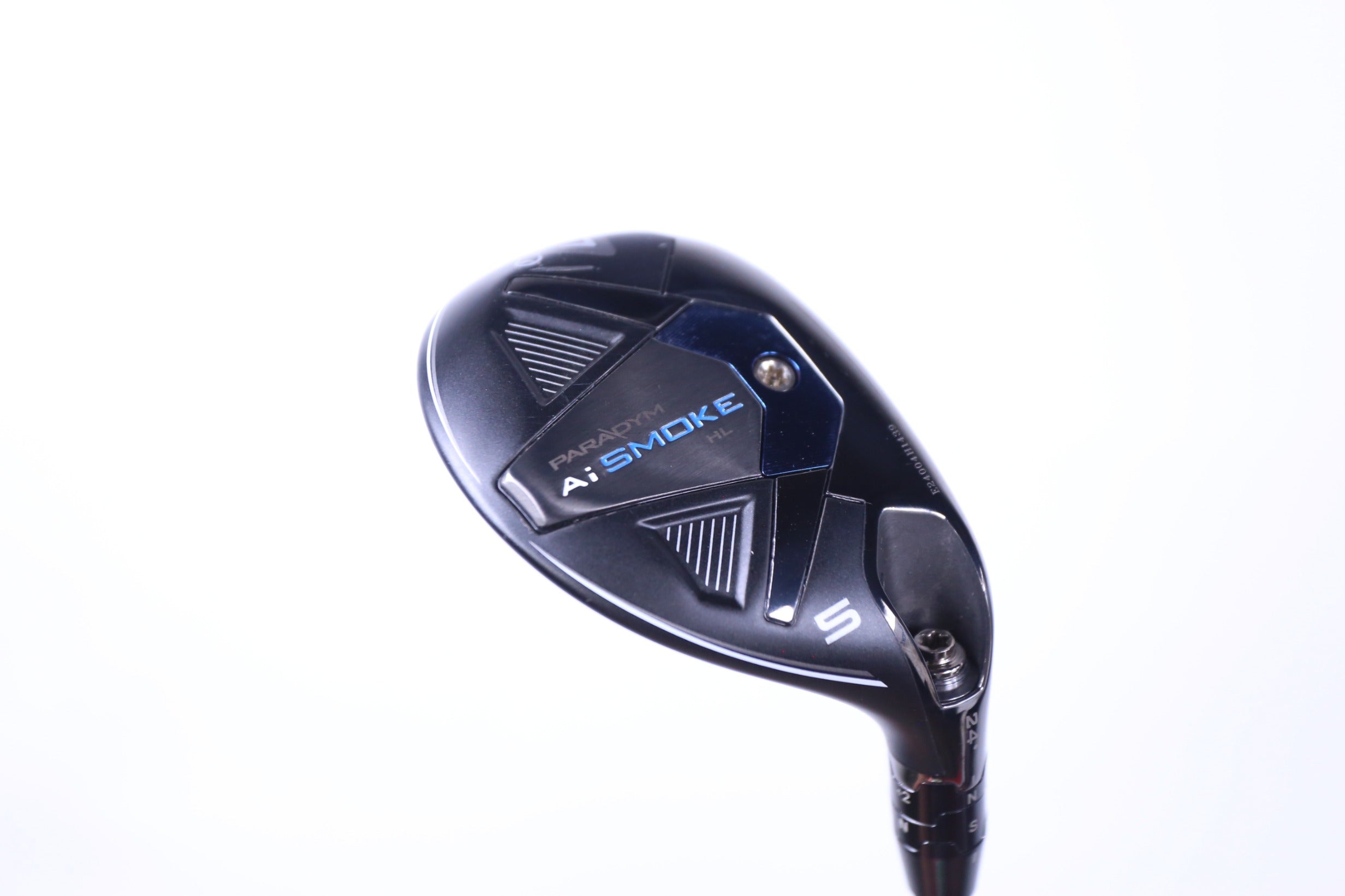 Used Callaway Paradym Ai Smoke HL 5H Hybrid Golf Club - Right Handed 24° Senior Flex - Perfect for High Launch & Forgiveness on Fairway Shots