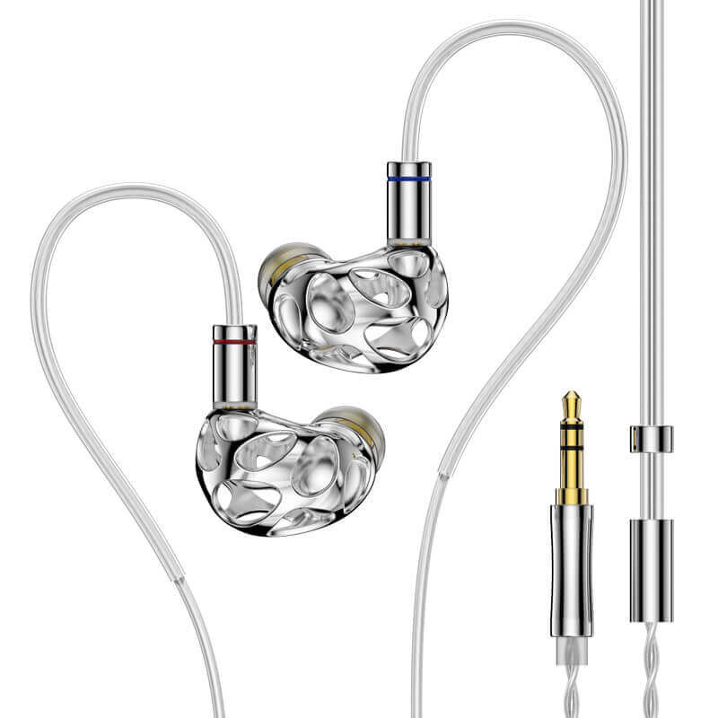 BLON BL-A8 Premium Metal Hollow Earphones - High-Quality Sound for Music Lovers | Perfect for Travel, Workout & Daily Commute
