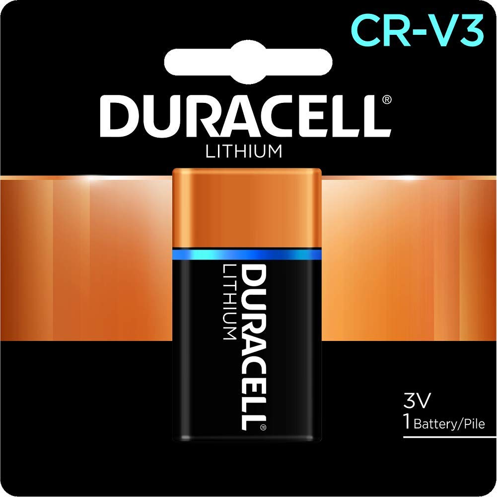 Duracell CRV3 High Power Lithium Batteries - 1 Count Pack - Long Lasting Power for Digital Cameras, Flashlights & Electronic Devices