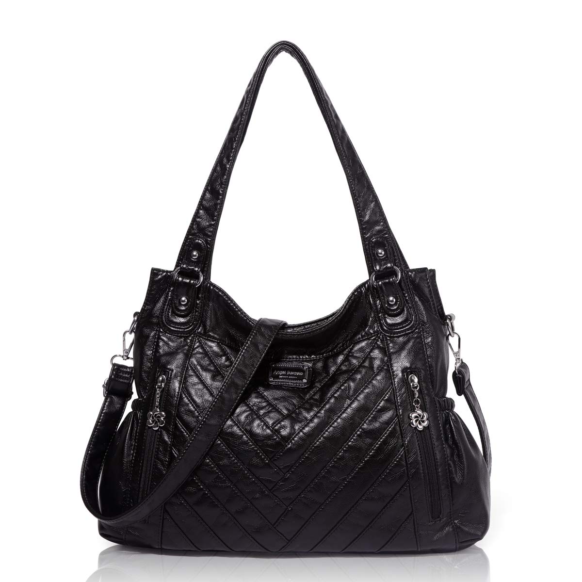 Angel Barcelo Women's Fashion Tote Bag - Stylish Shoulder Handbag with Top Handle, Satchel & Hobo Purse for Work, Travel & Everyday Use