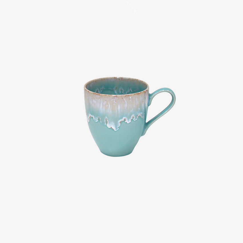Casafina Taormina Coffee Mug - 12oz Ceramic Tea Cup with Handle, Perfect for Home, Office, or Gifts - Ideal for Coffee, Tea, Hot Chocolate & Soups