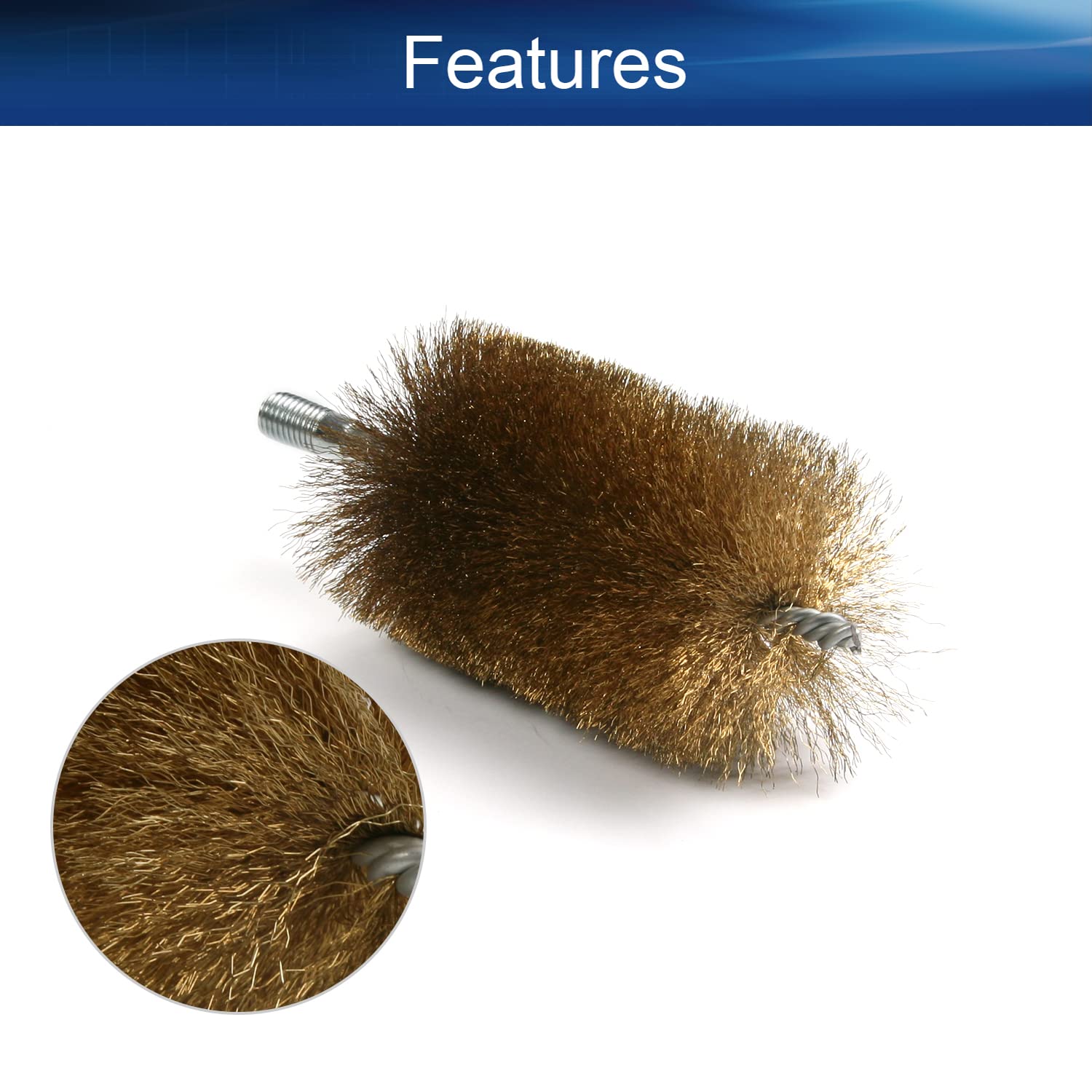 Auniwaig Stainless Steel Wire Tube Cleaning Brush Set - 2.75