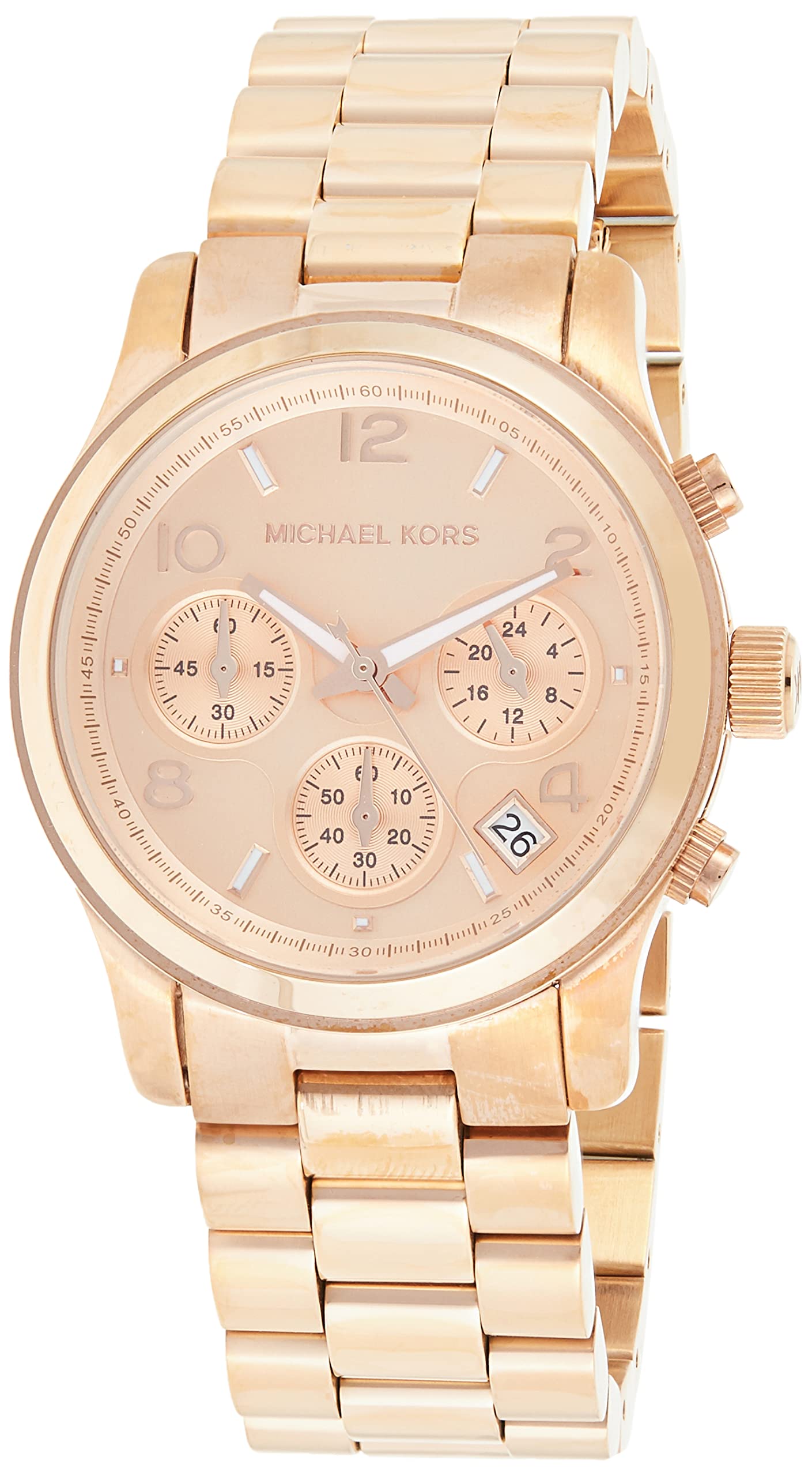 Michael Kors Women's MK5128 Runway Rose Gold-Tone Stainless Steel Watch - Elegant Dress Watch for Work, Parties & Special Occasions