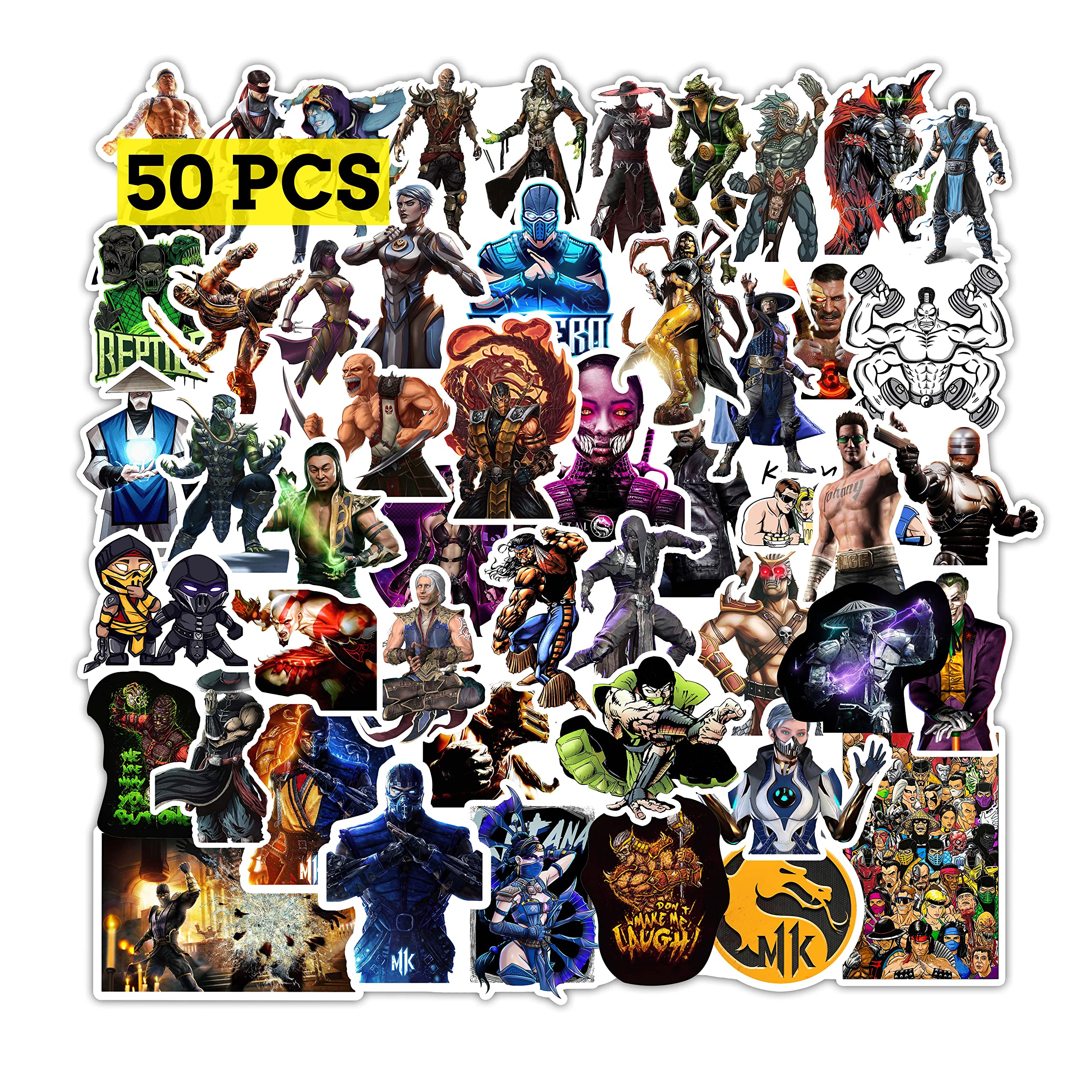 50Pcs Large Aesthetic Vinyl Stickers for Laptop, Water Bottle & Skateboard - Trendy Game Stickers for Teens, Birthday Party Decorations & Merch Gifts (Perfect for DIY Crafts, School Supplies & Room Decor)