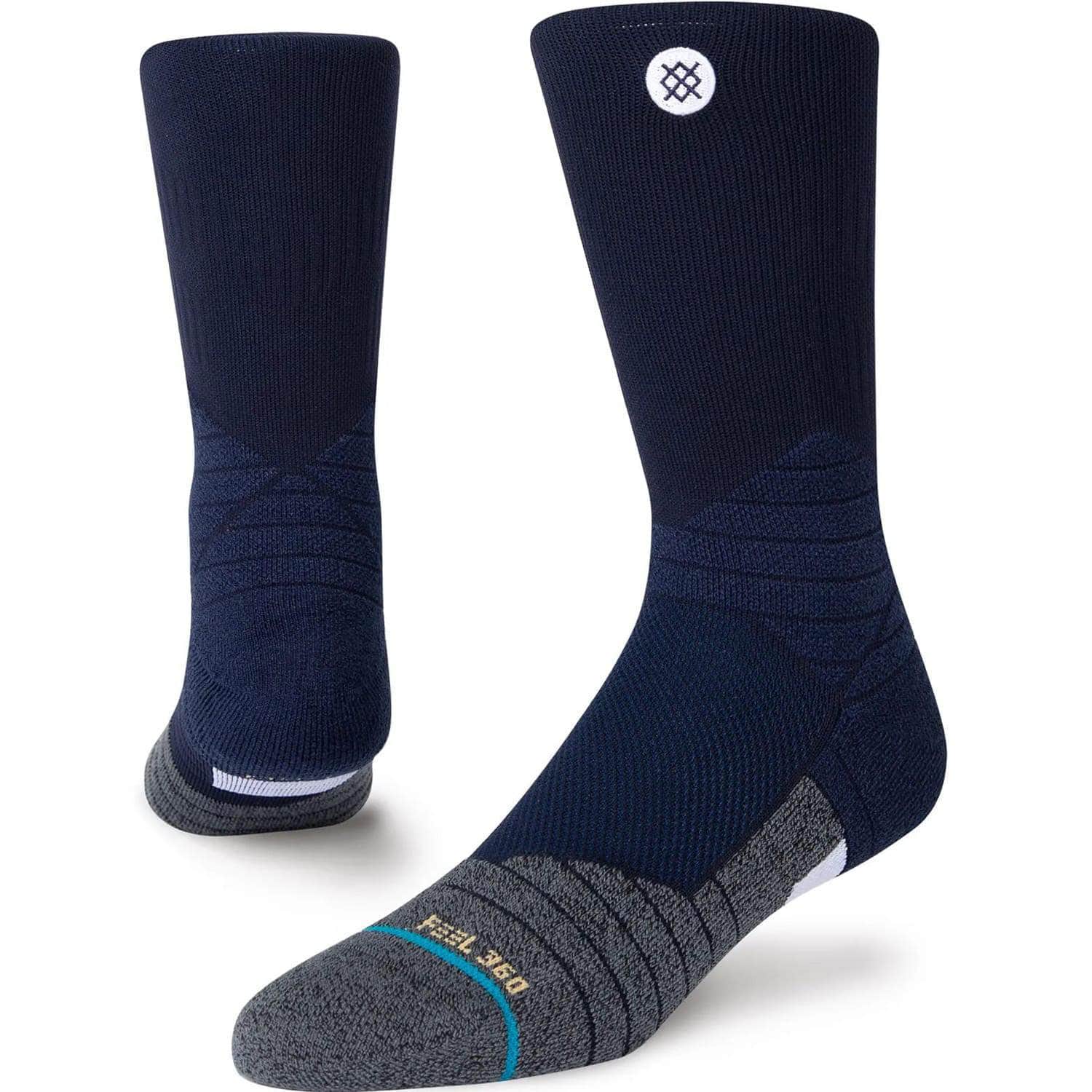 Stance Icon Sports Crew Socks for Men & Women - High Performance Athletic Socks for Running, Basketball & Workouts - Moisture Wicking & Cushioned Support