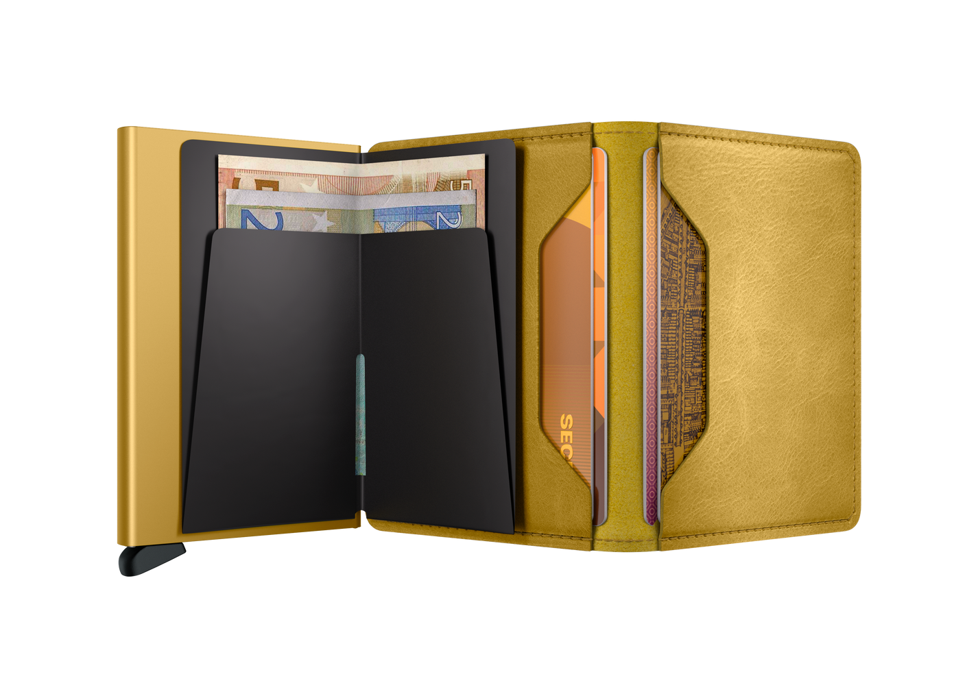 SECRID Slimwallet Vintage - RFID Blocking Leather Wallet for Men & Women | Compact & Stylish Card Holder for Everyday Use, Travel & Business