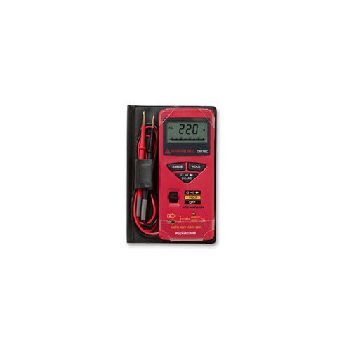 Amprobe DM78C Auto-Ranging Digital Multimeter with Protective Case - Perfect for Electricians, DIY Projects, and Home Repairs