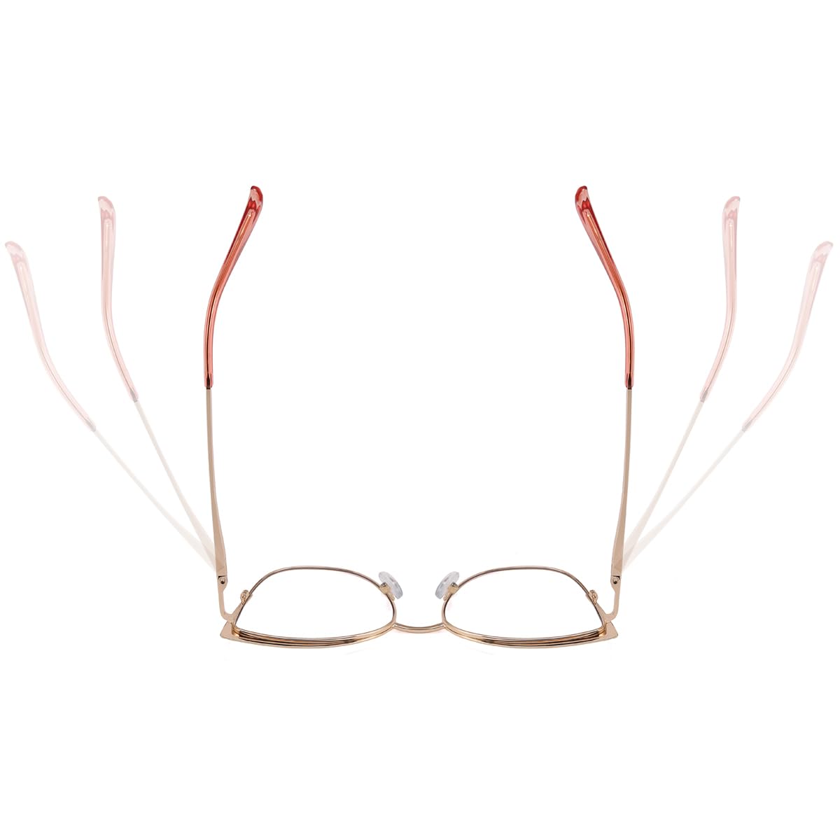 Kachawoo Blue Light Blocking Glasses for Women - Stylish Cat Eye Metal Frame Computer Glasses | Reduce Eye Strain for Work, Gaming & Screen Time
