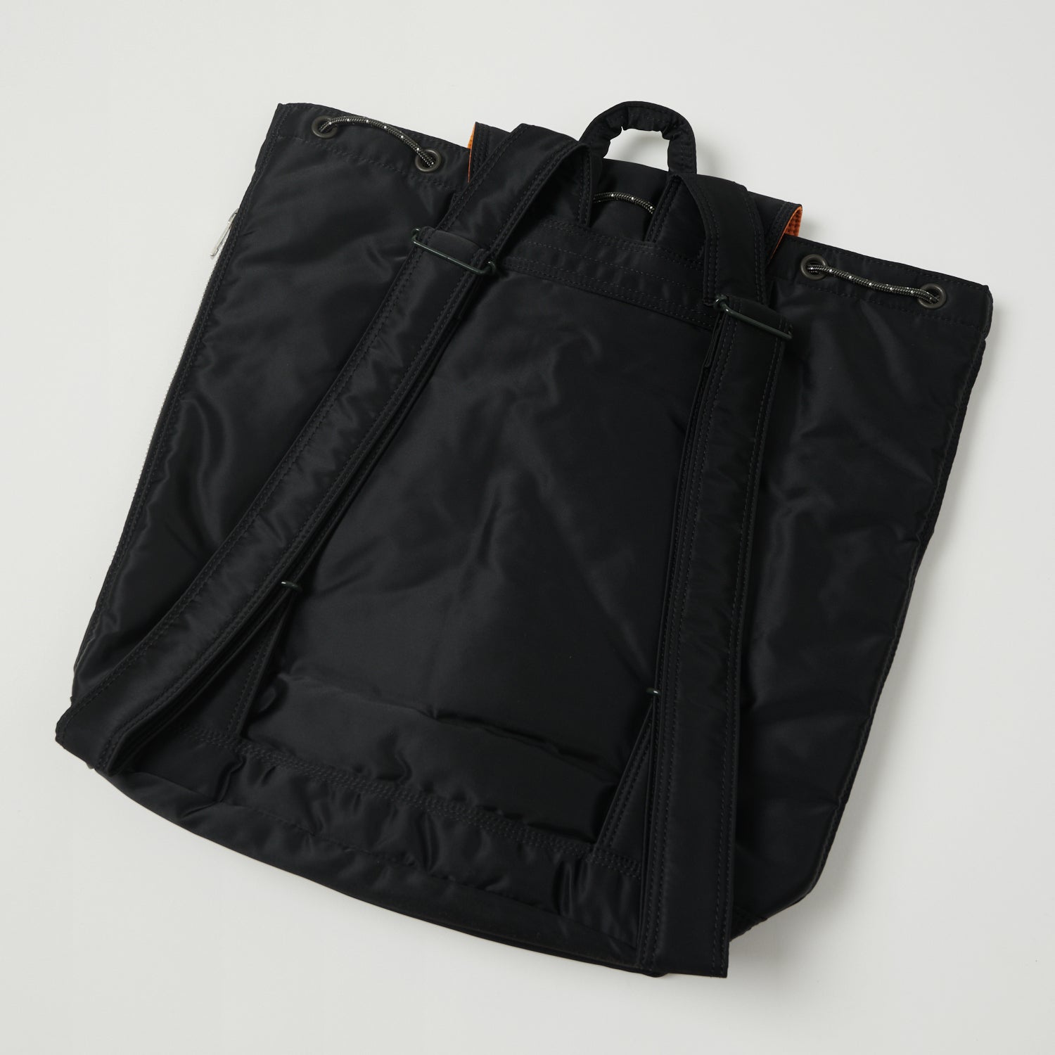 Porter Yoshida & Co. Tanker Backpack - Durable Nylon Travel Backpack for Men & Women, Water-Resistant Black Daypack for Work, School & Outdoor Adventures