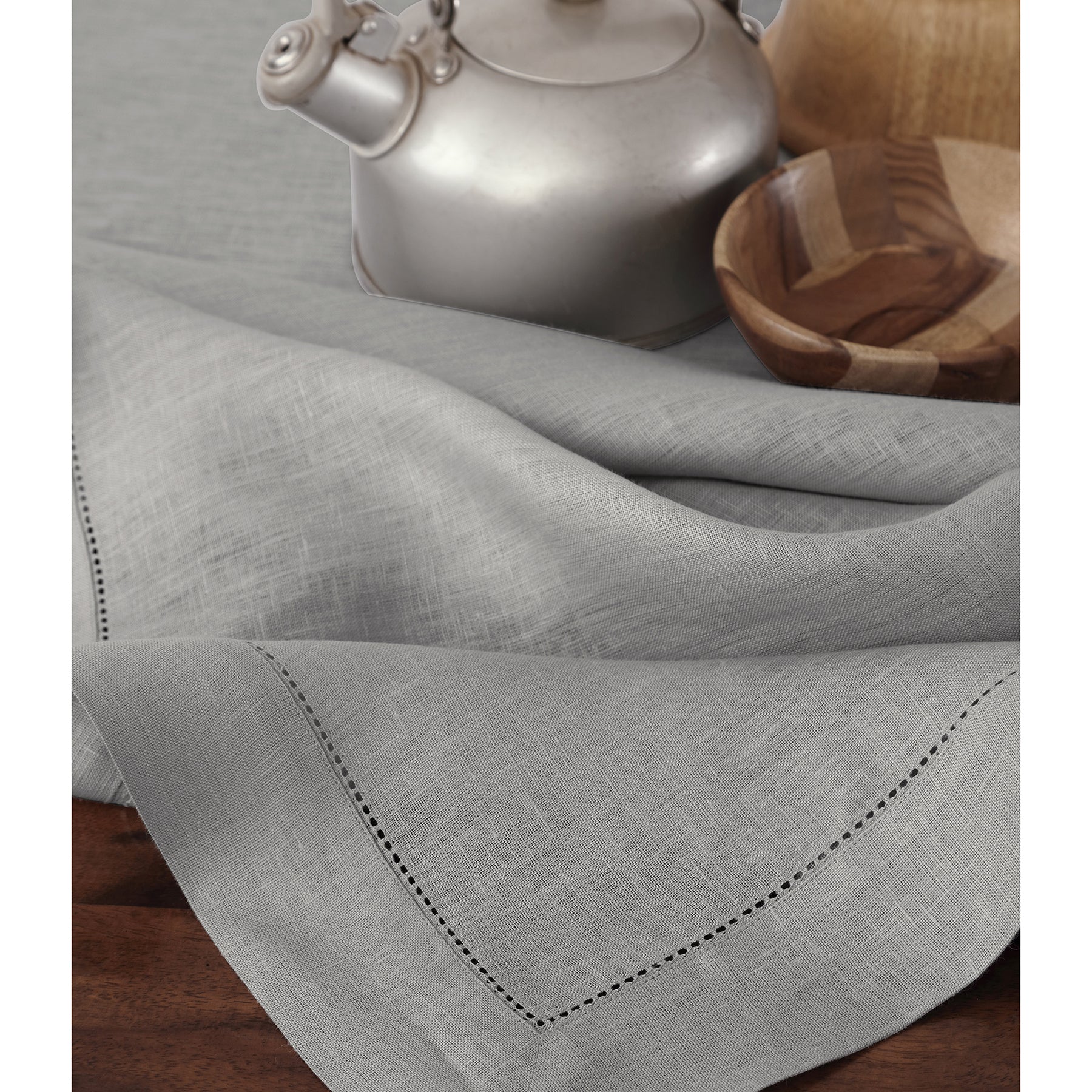Elegant Classic Hemstitch Tablecloth - Premium Cotton Dining Table Cover for Formal & Casual Settings - Perfect for Weddings, Parties & Everyday Use