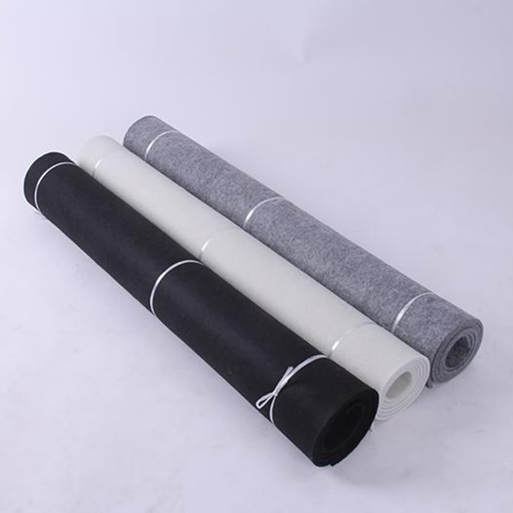 MagicLULU Chinese Calligraphy Felt Mat - Traditional Painting Desk Pad for Sumi, Doodle & Rice Paper Art | Non-Slip Drawing Mat for Calligraphy Practice, Ink Painting & Home Office Decor (Grey)