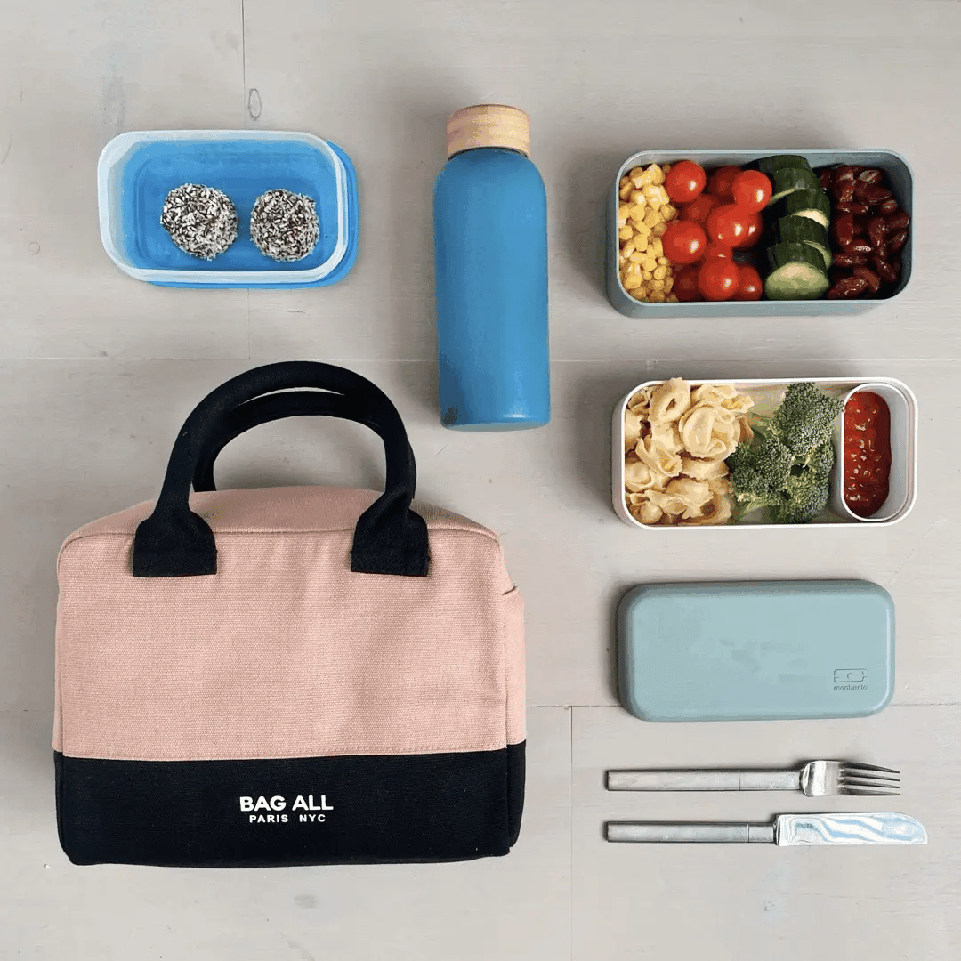 Personalized Monogram Lunch Box - Insulated & Leak-Proof Pink/Blush Tote for Women - Perfect for Work, School, Picnics & Outdoor Activities