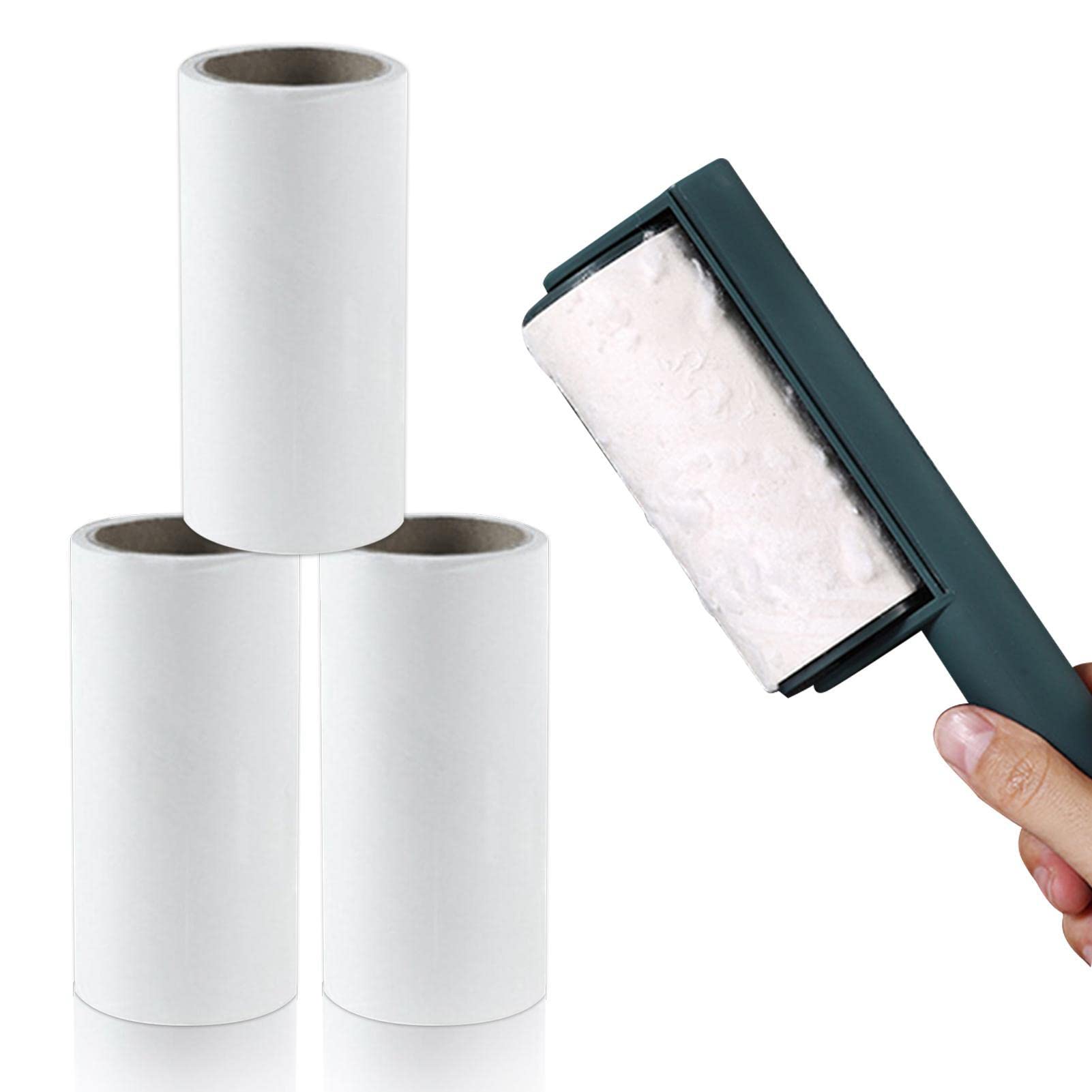 Sticky Roller Lint Remover - Pet Hair & Dust Cleaner for Clothes, Carpet